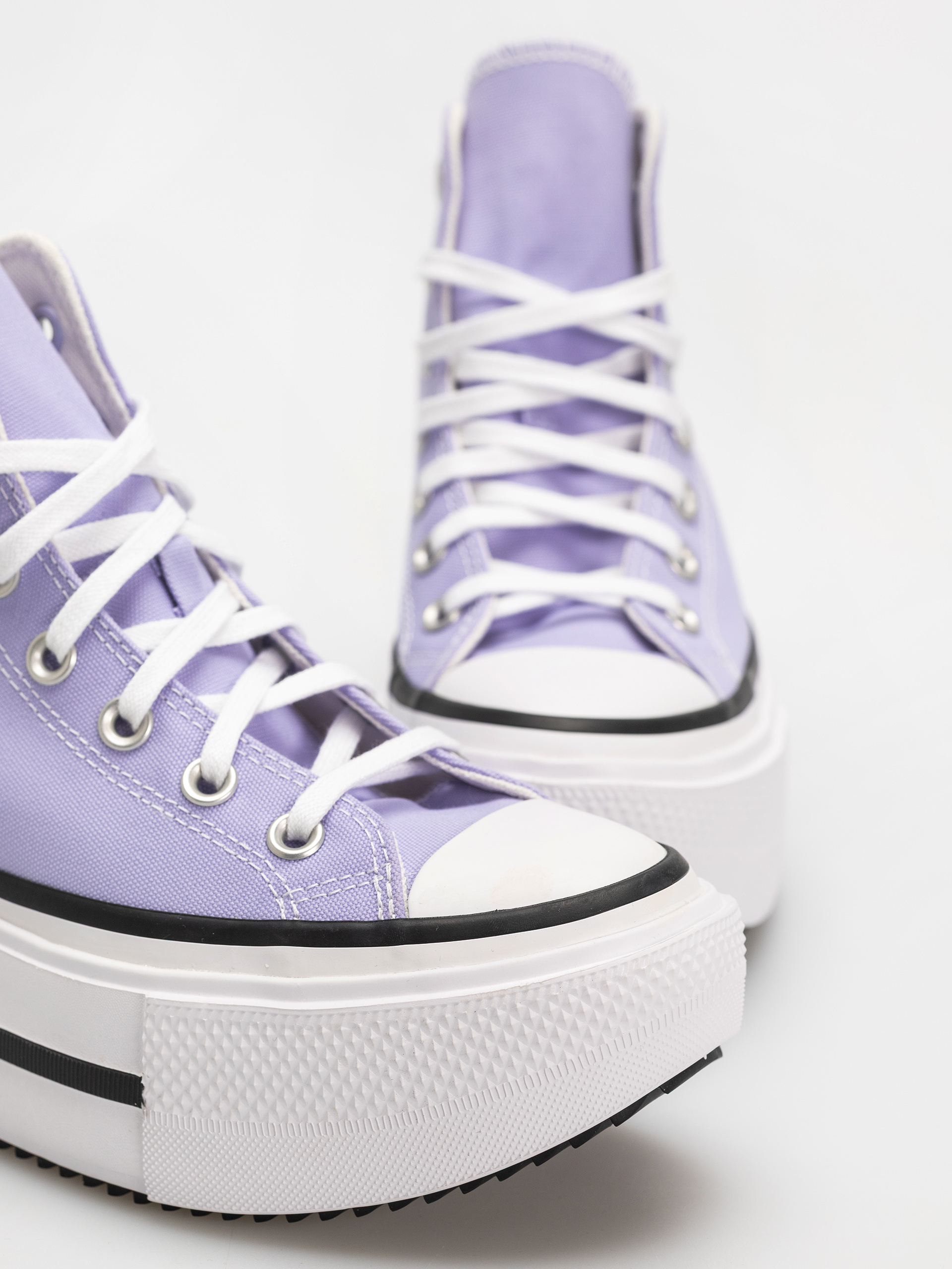 Converse Chuck Taylor All Star Lift Double Stack Hi Chucks (violet heat/egret/black)