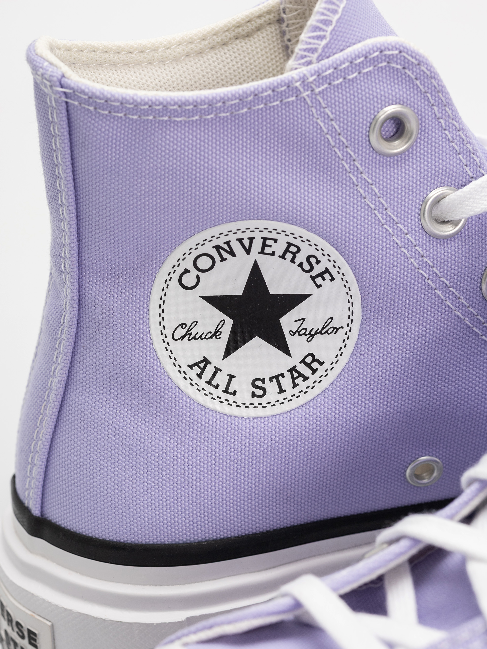 Converse Chuck Taylor All Star Lift Double Stack Hi Chucks (violet heat/egret/black)