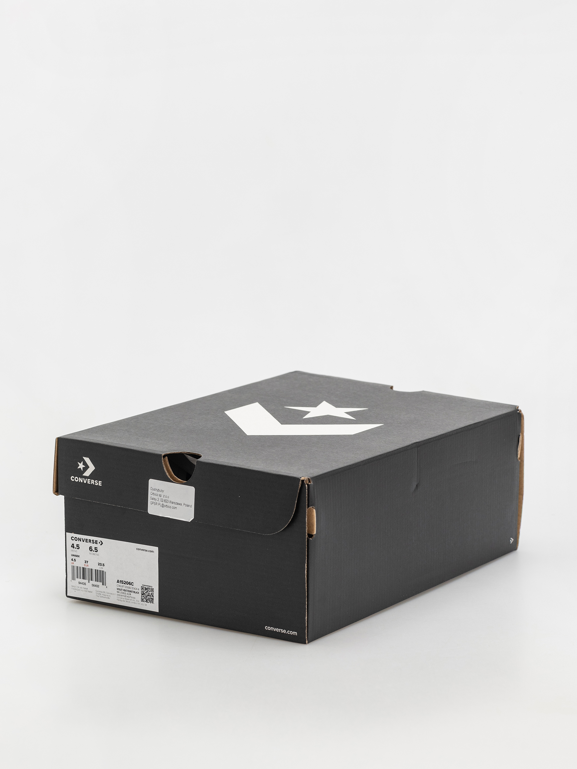 Converse Chuck Taylor All Star Lift Double Stack Hi Chucks (violet heat/egret/black)