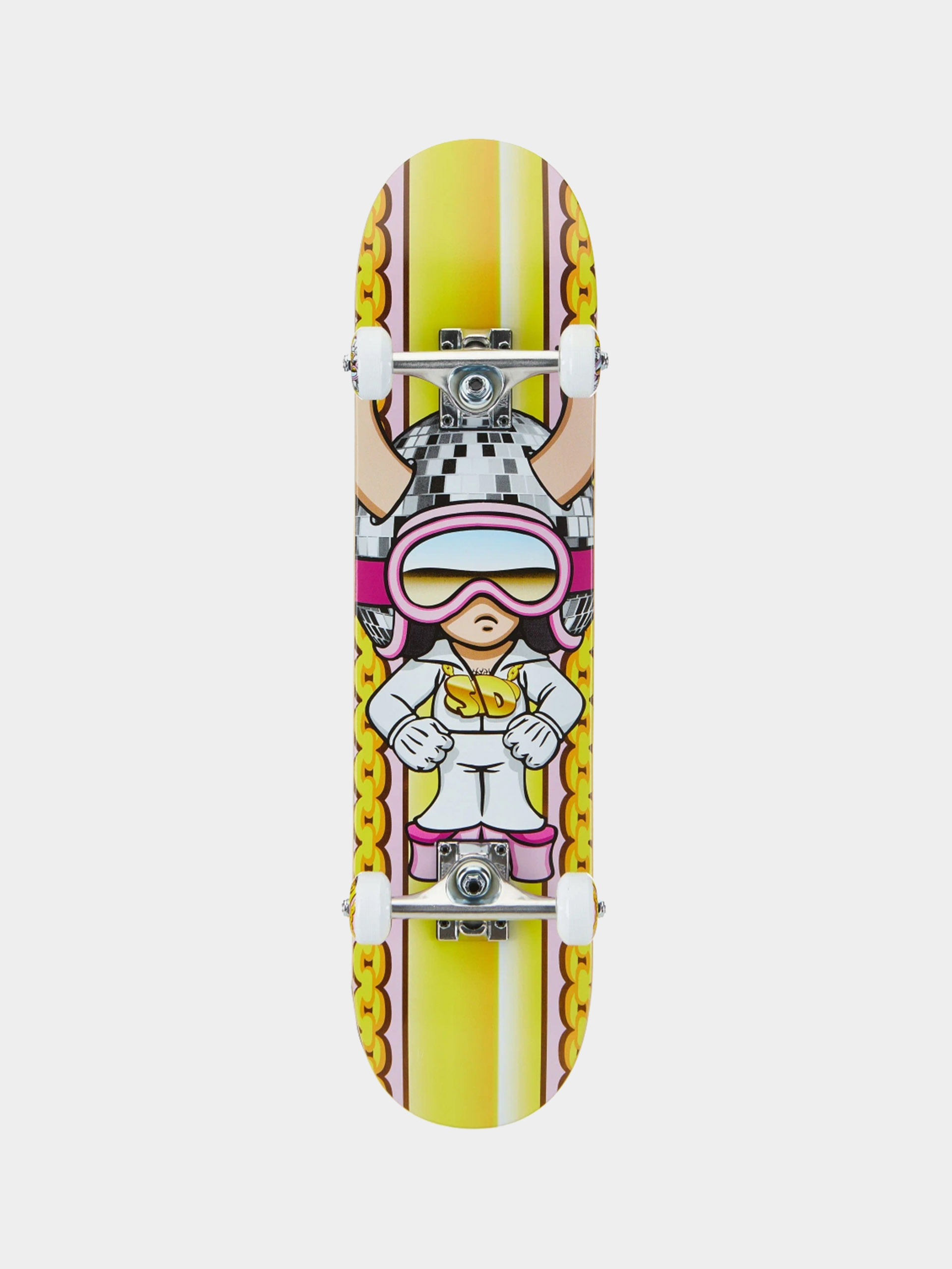 Speed Demons Skateboard Disco (yellow/pink)
