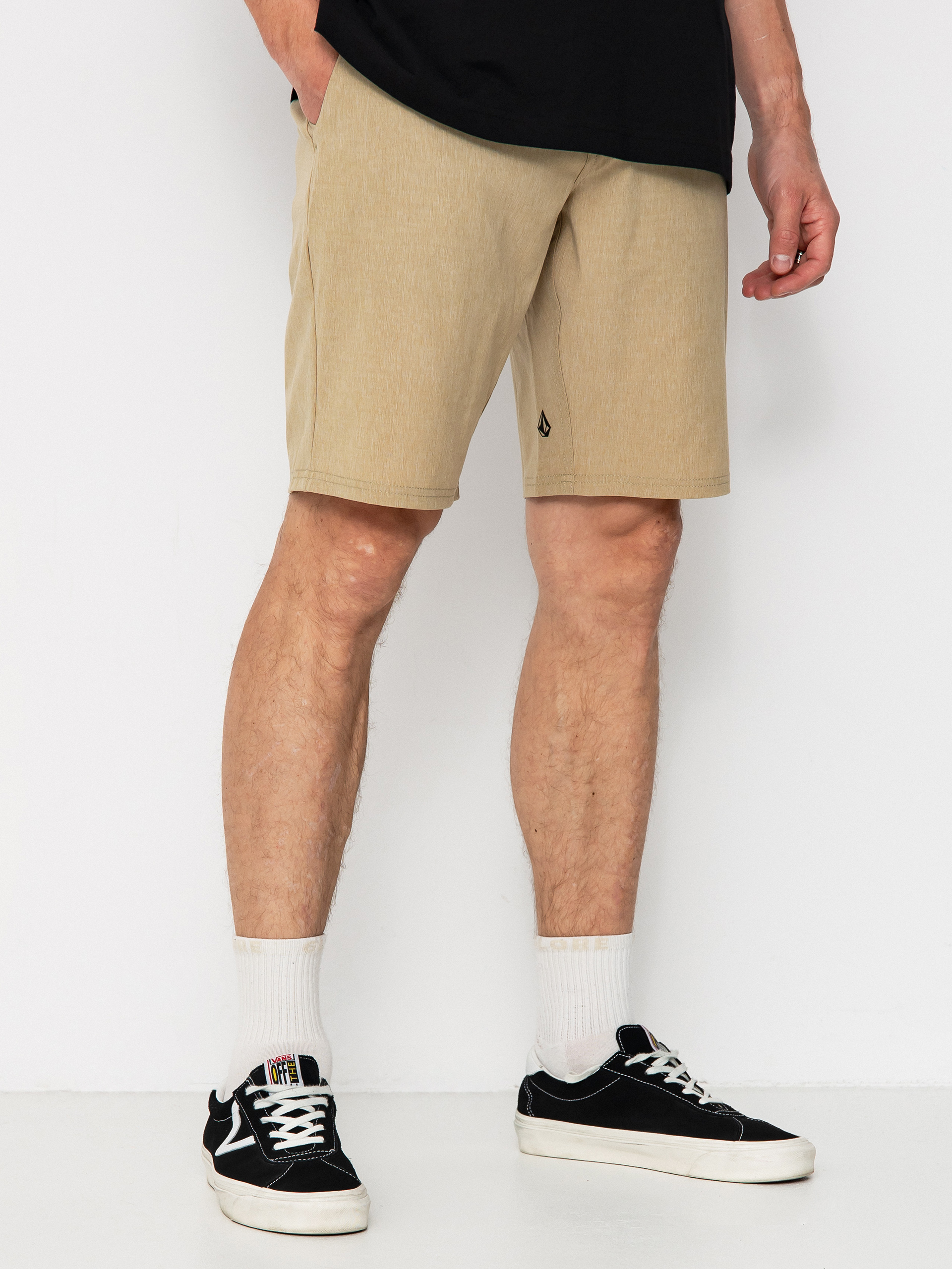Volcom Frickin Cross Shred Static 20 Shorts (dark khaki)