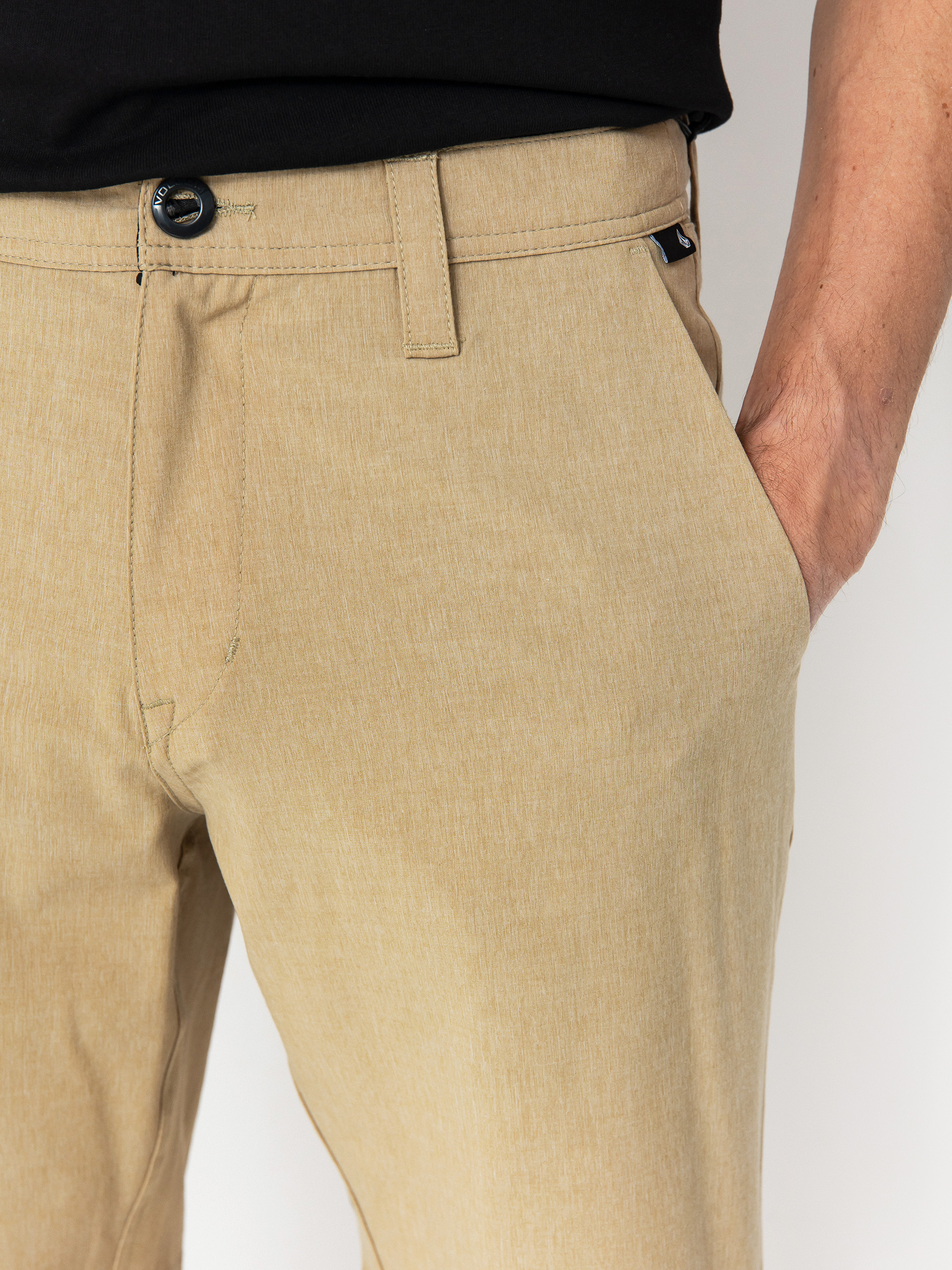 Volcom Frickin Cross Shred Static 20 Shorts (dark khaki)