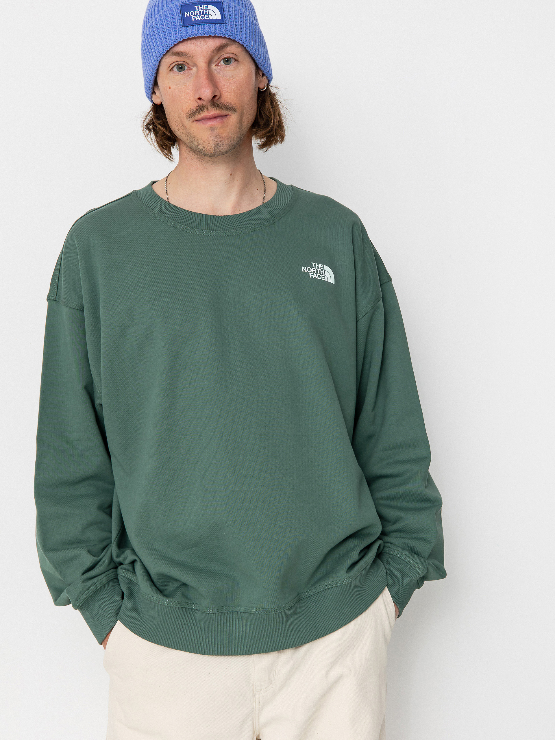 【送料&関税込】The North Face Brown Cotton Sweatshirt Hoodies and sweatshirts The North Face M Raglan Box Nse Crew