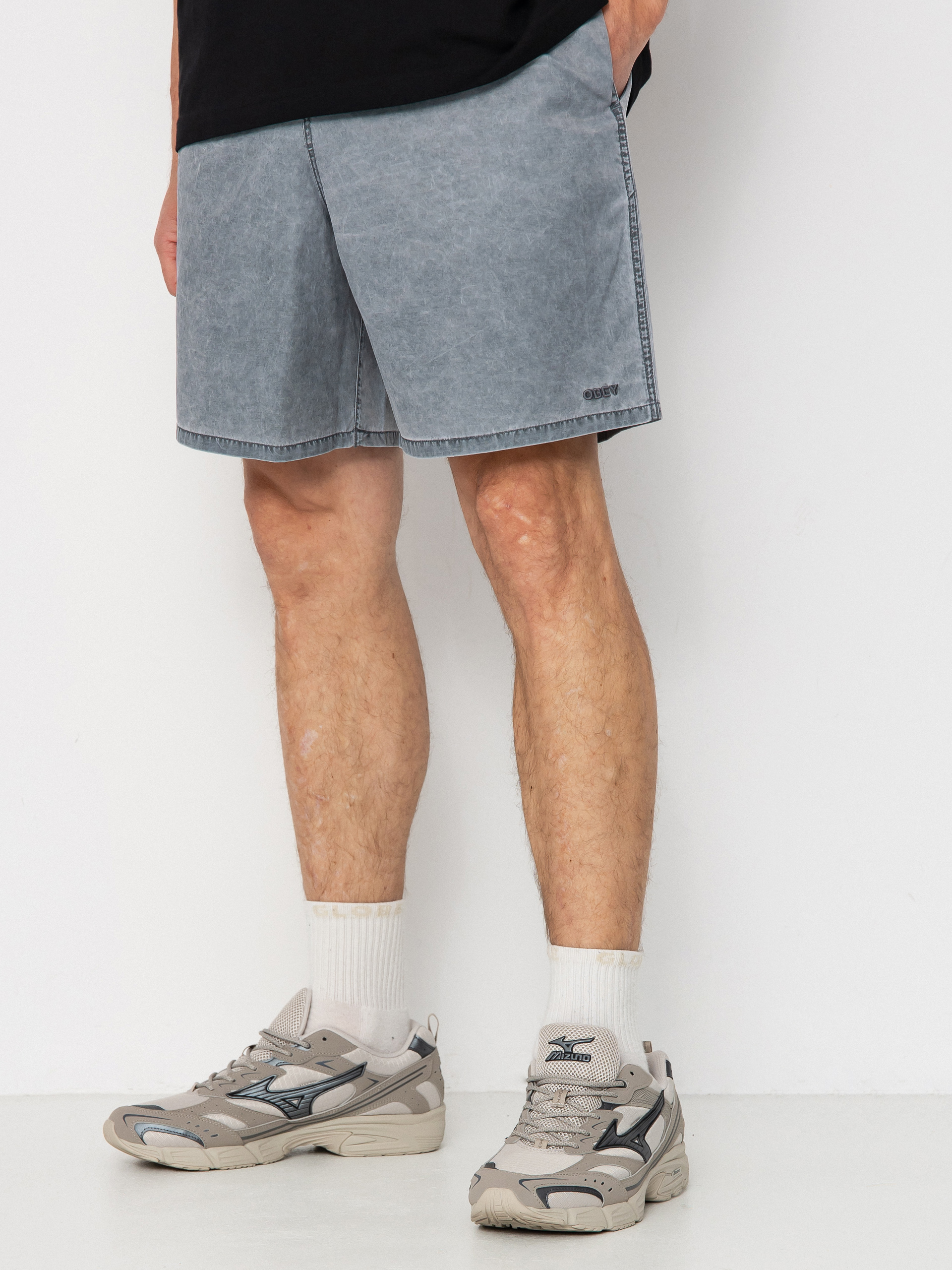 OBEY Shorts Easy Pigment Cotton Nylon (pigment black)