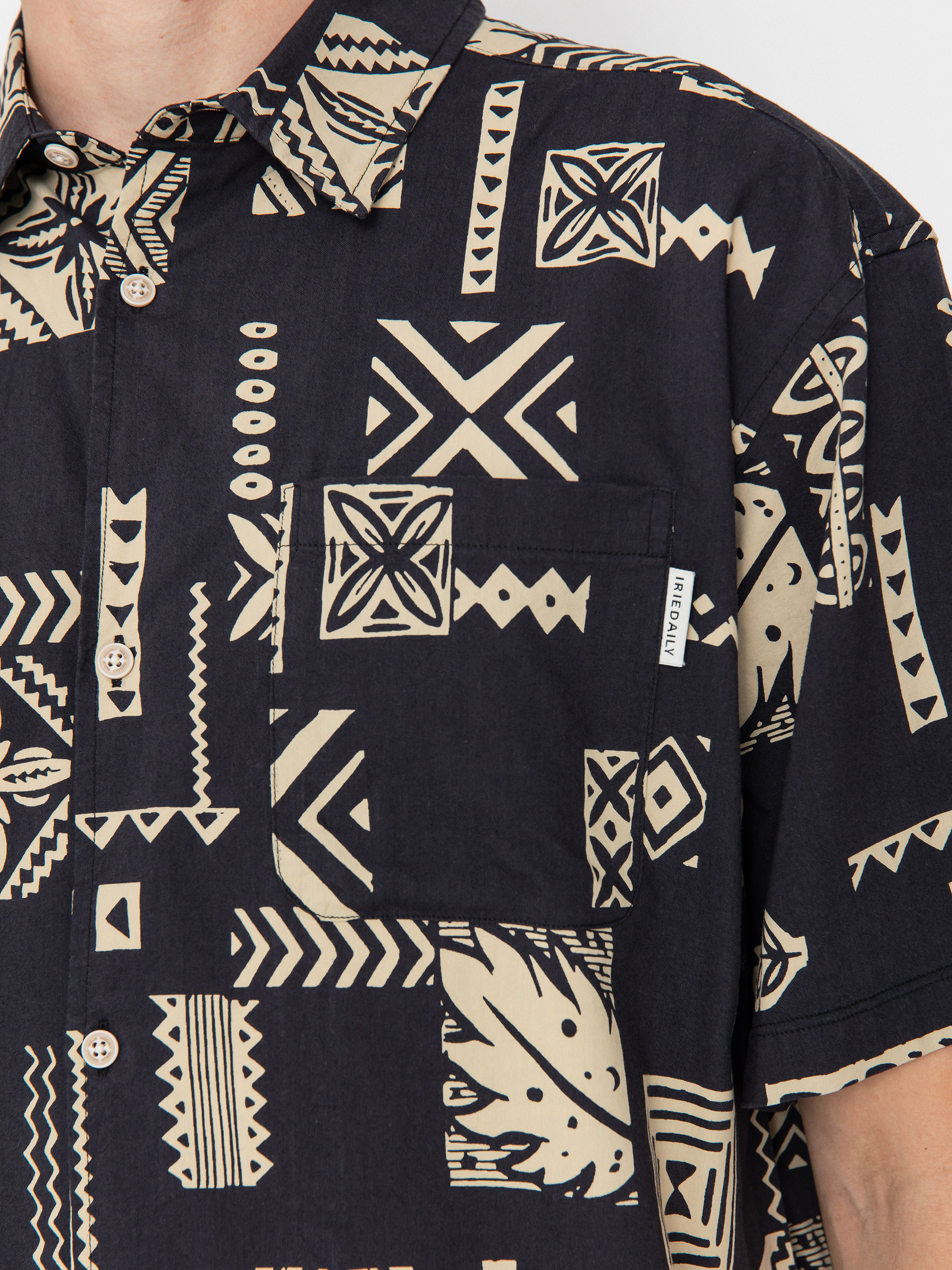 Iriedaily Resorio Hemd (black)