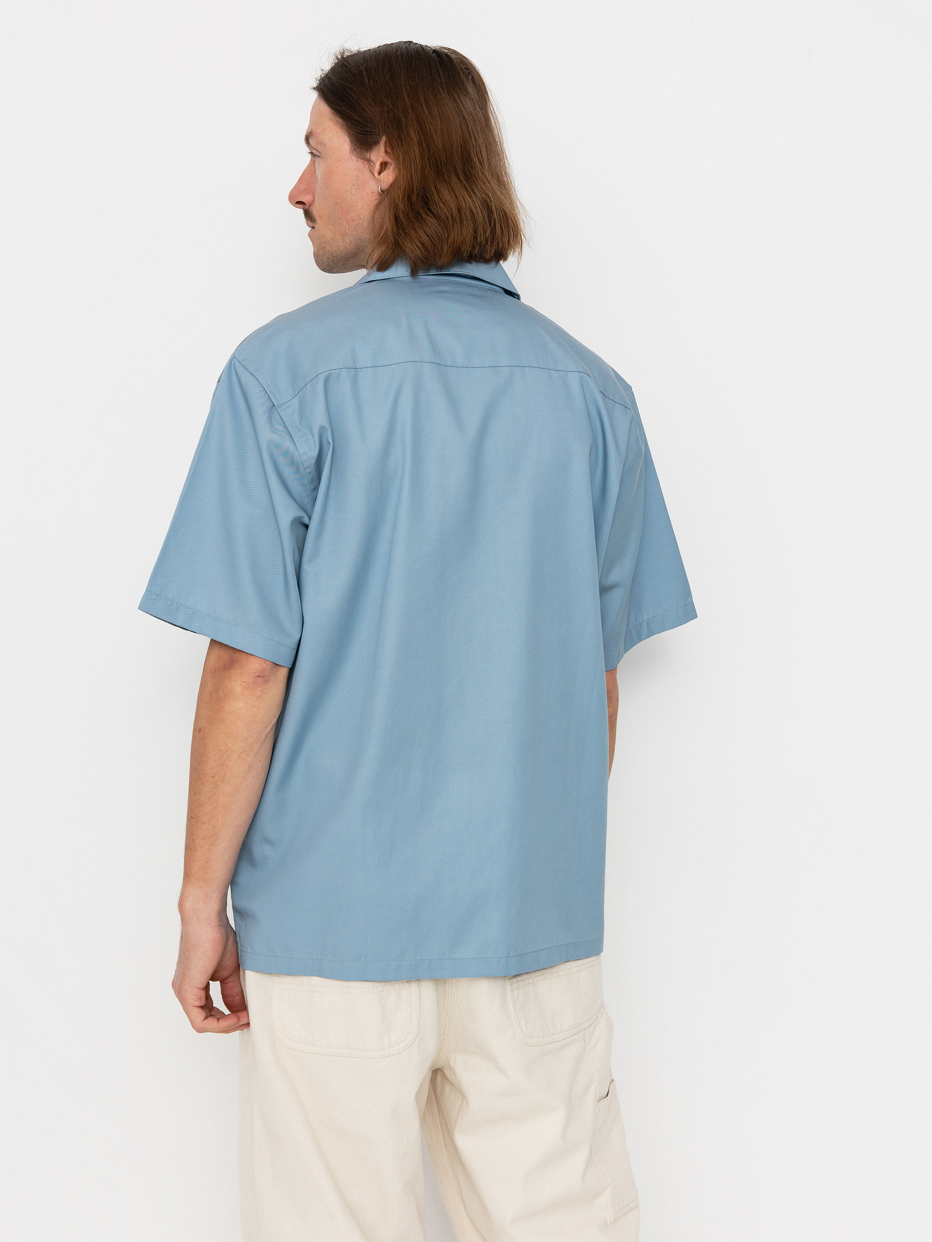 Carhartt WIP Delray Hemd (frosted blue/white)