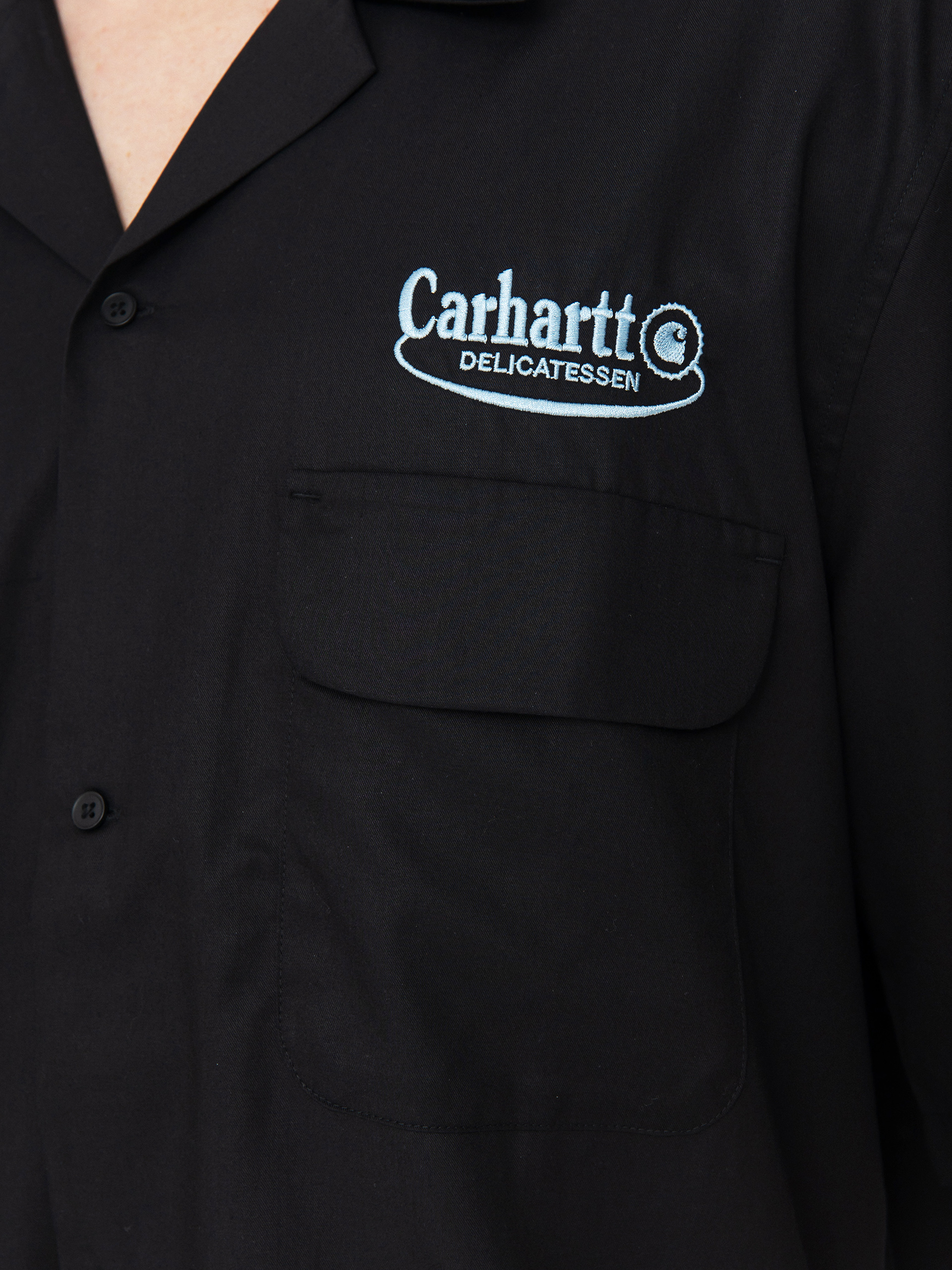 Carhartt WIP Shirt Deli (black/bluebird)