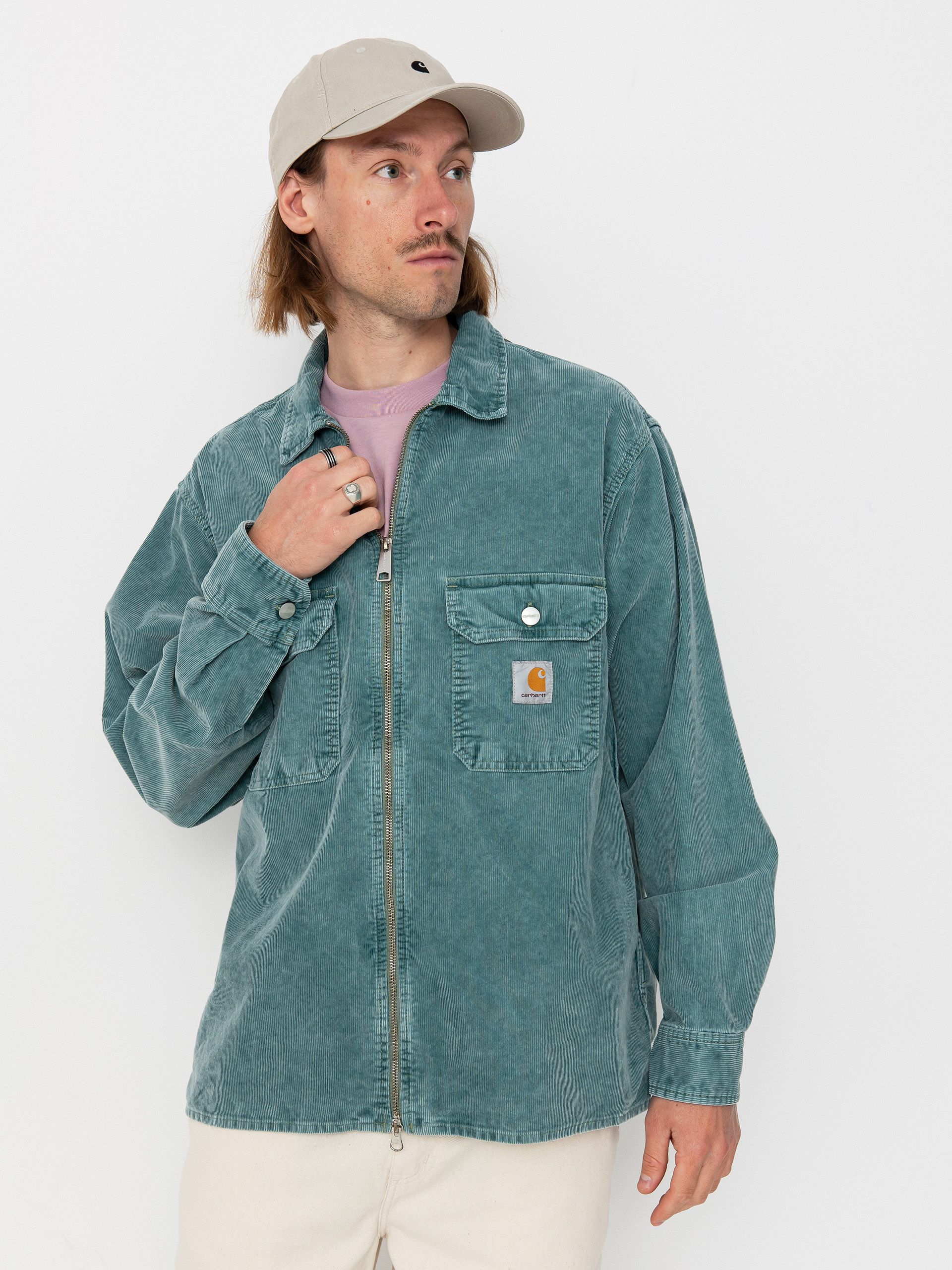 Carhartt WIP Reynold Jacke (silver pine)