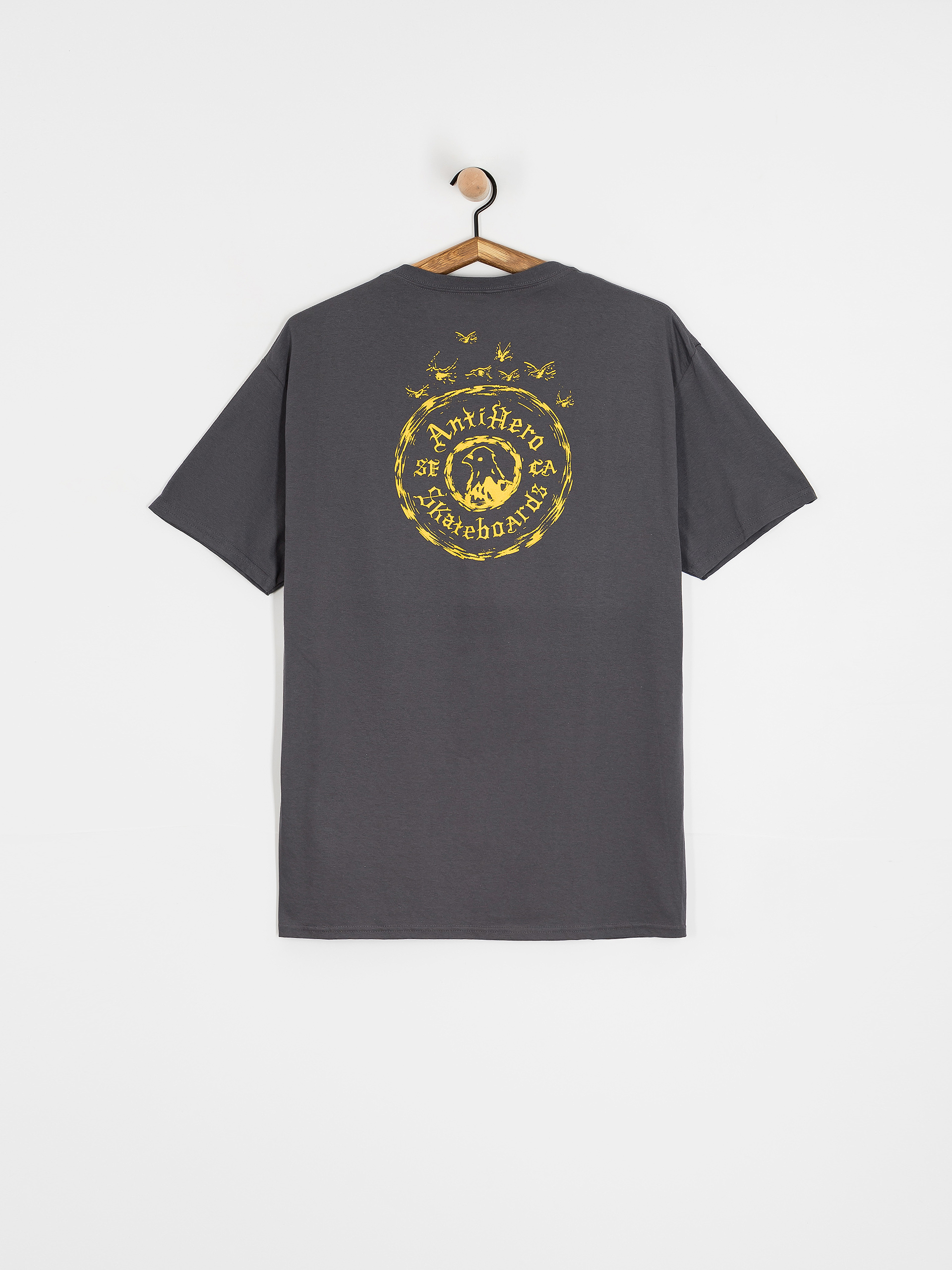Antihero Pigeon Motion T-Shirt (charcoal grey)