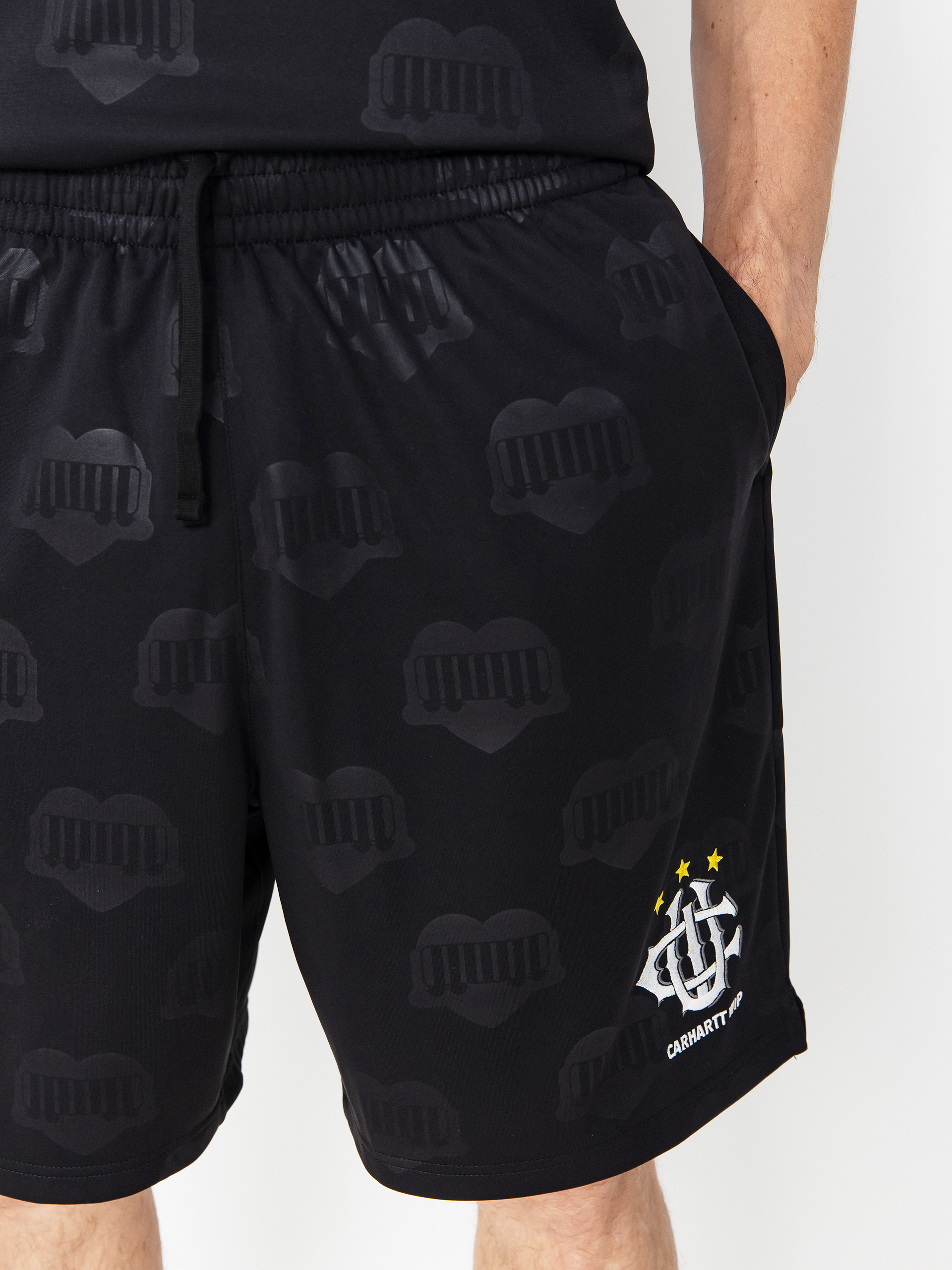 Carhartt WIP Shorts Hartts Football (heart train jacquard/black)