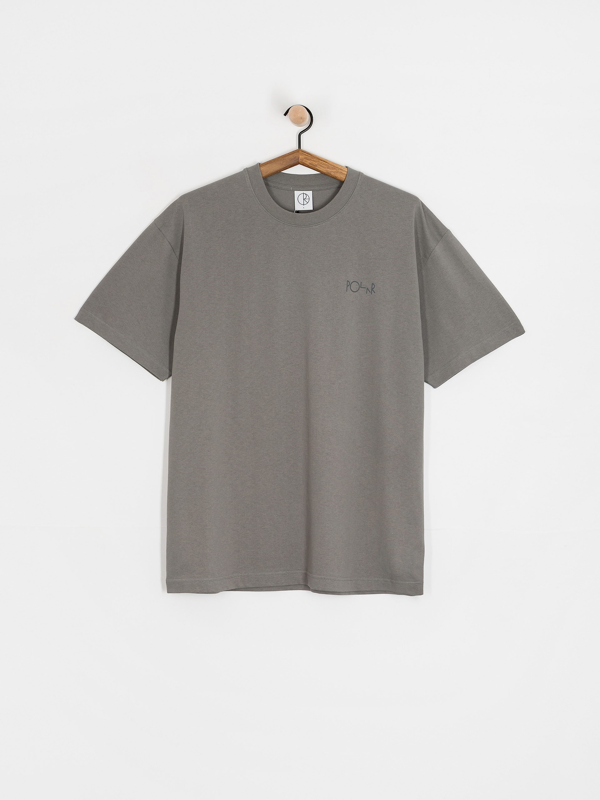 Polar Skate Stroke Logo T-Shirt (grey)