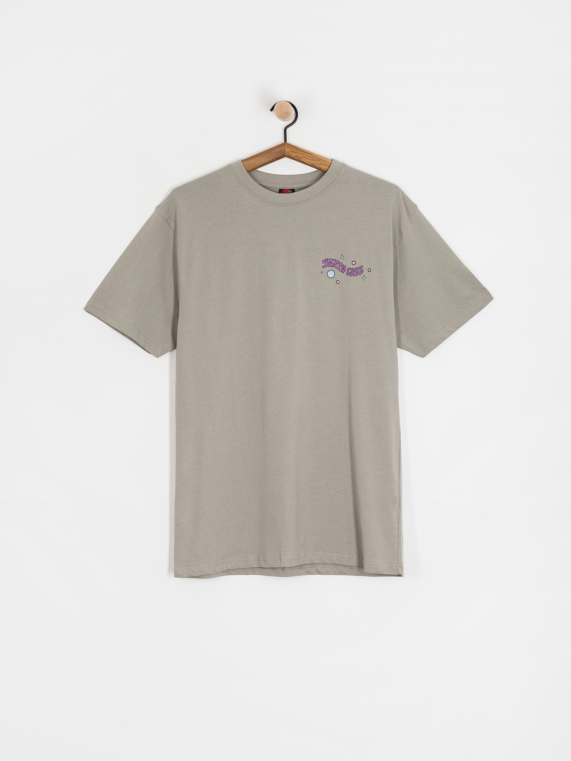 Santa Cruz T-Shirt Knibbs Invasion Hand Strip - grey (moon dust)