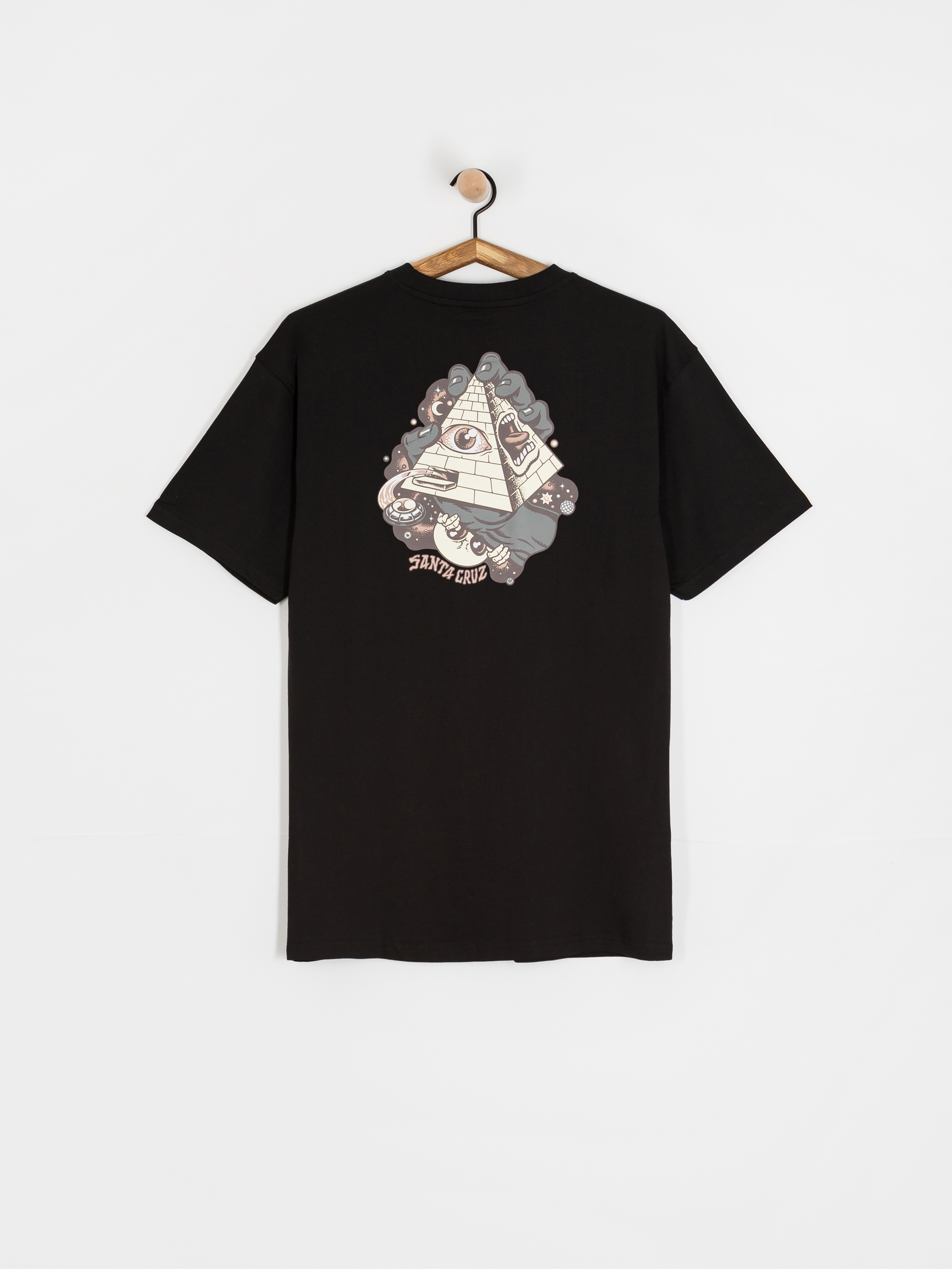 Santa Cruz T-Shirt Knibbs Invasion Hand Strip (black)