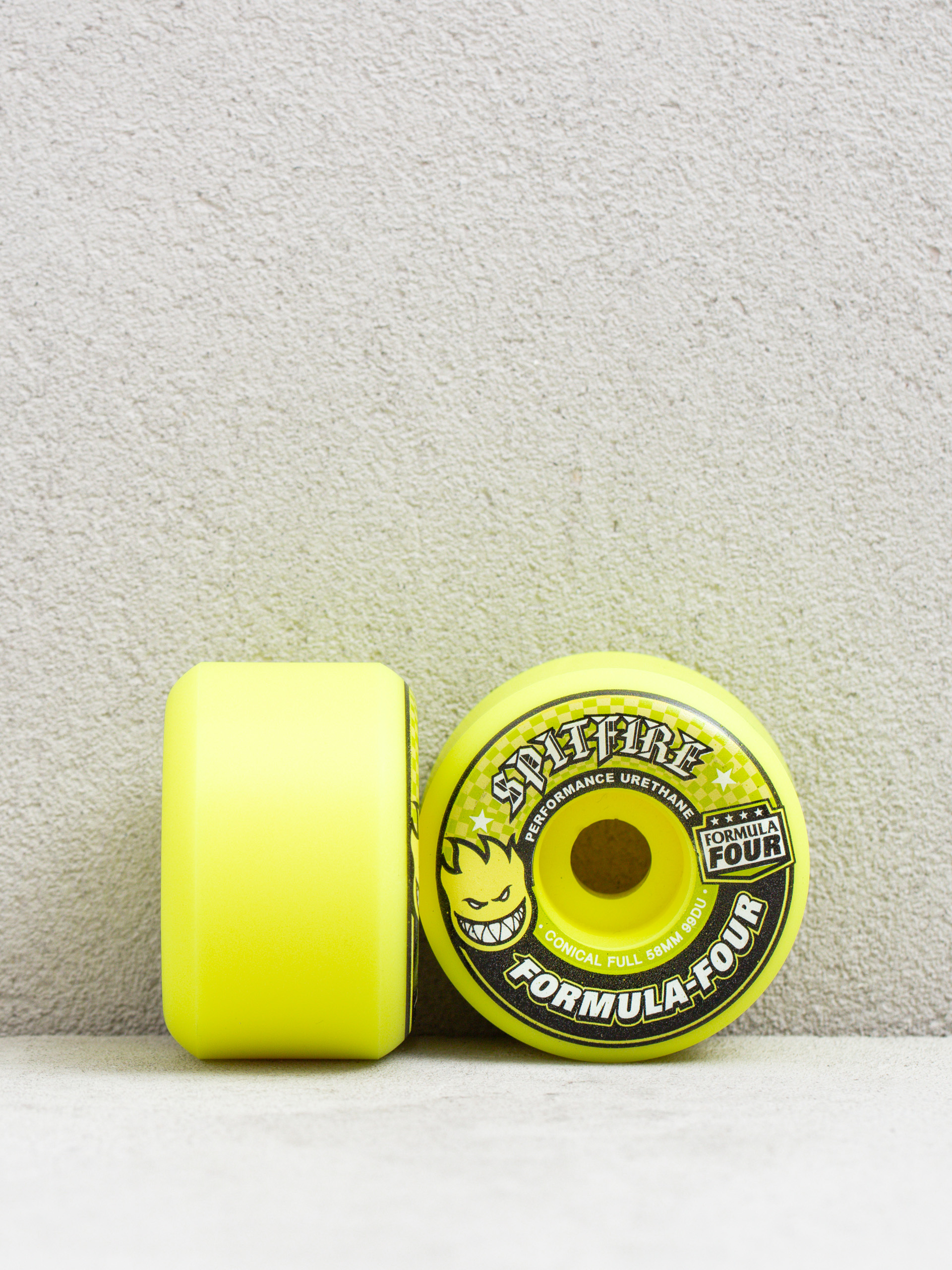 Spitfire F4 99D Conical Full Wheels (neon yellow)