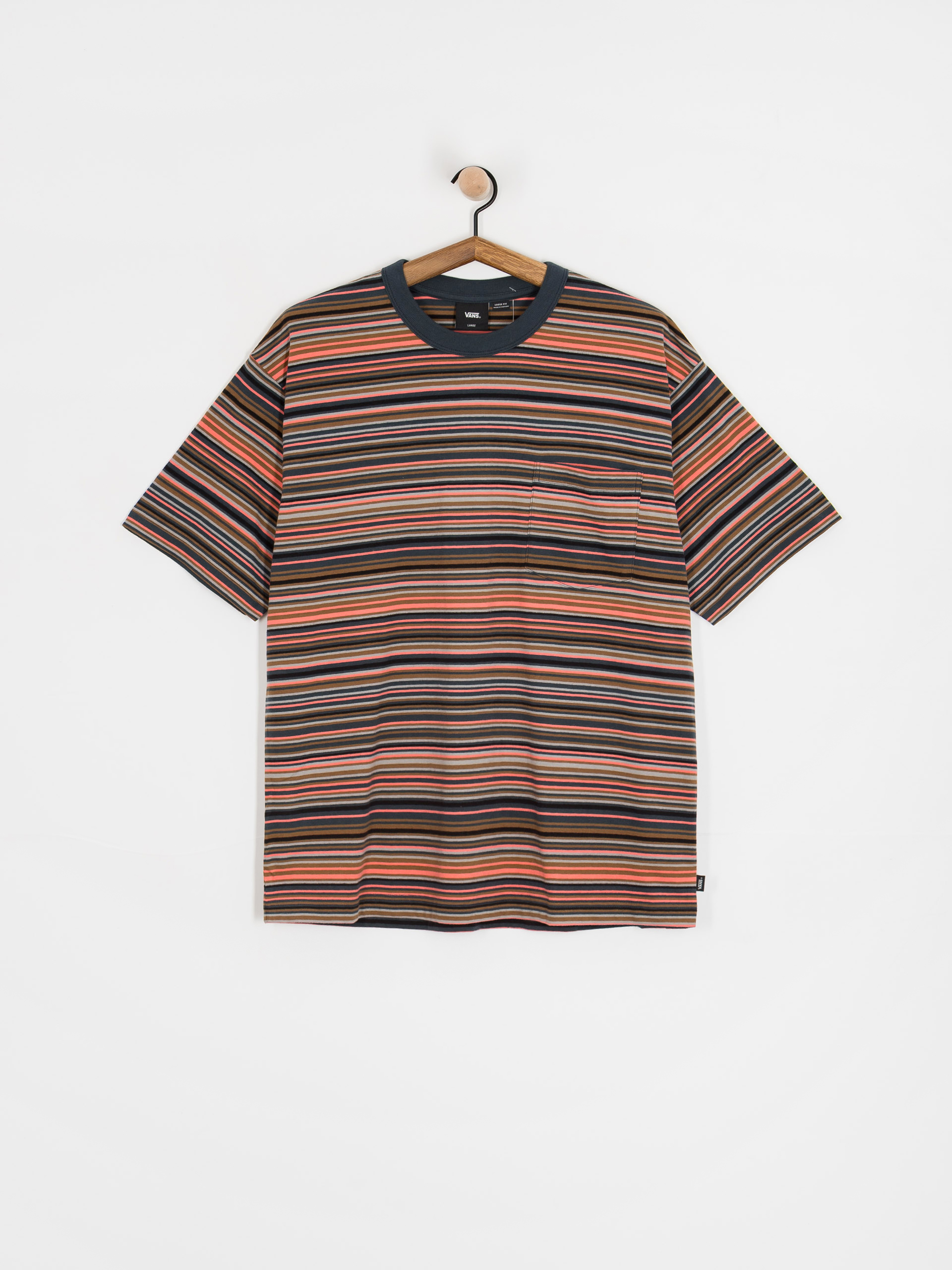 Vans Braden Stripe Knit T-Shirt (parisian night)