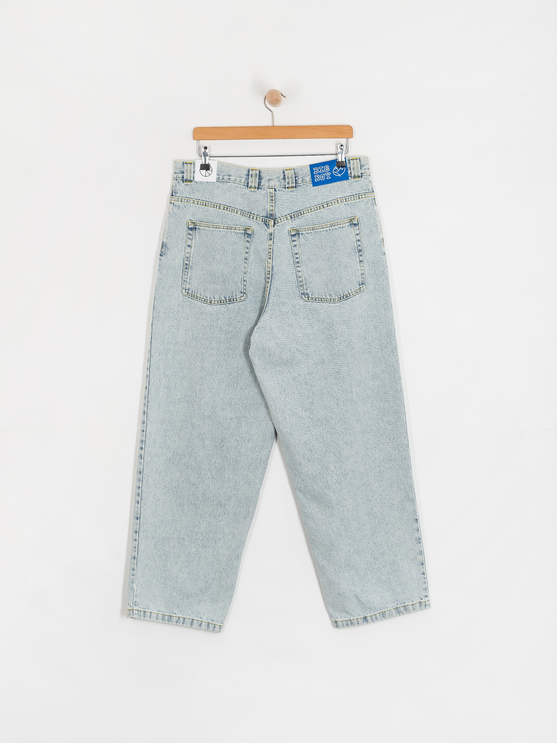 polar skate big boy jeans ライトブルー 旧ロゴ Big Boy Pants - Light Blue OG – Polar Skate Co.