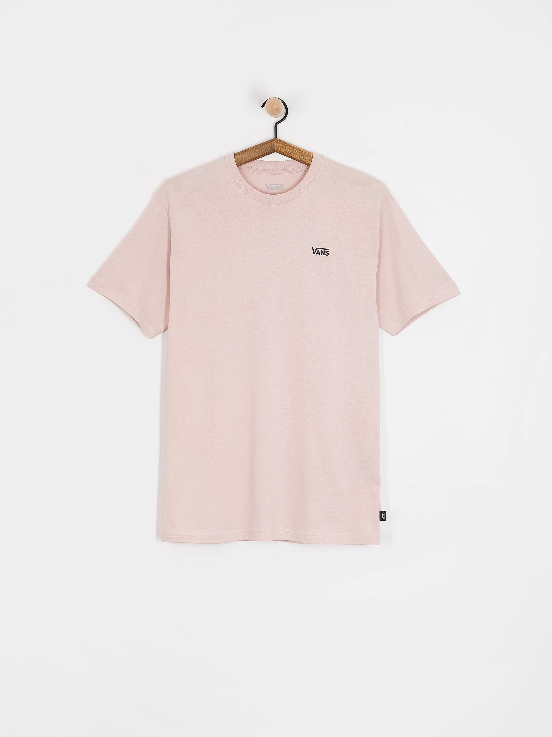 Vans Left Chest Logo Em Wmn T-Shirt (sepia rose)