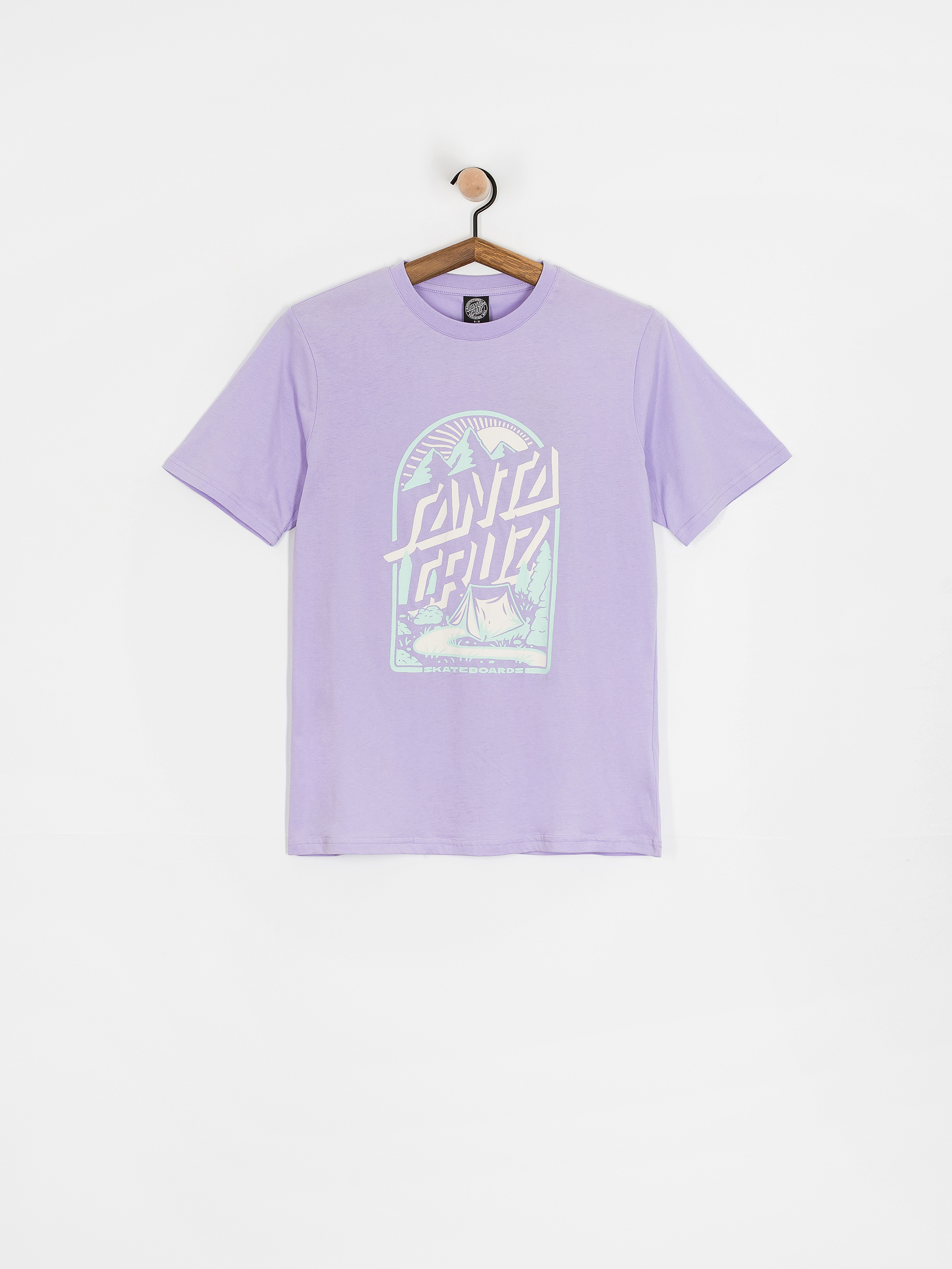 Santa Cruz Camp Retreat Front Wmn T-Shirt (lavender)