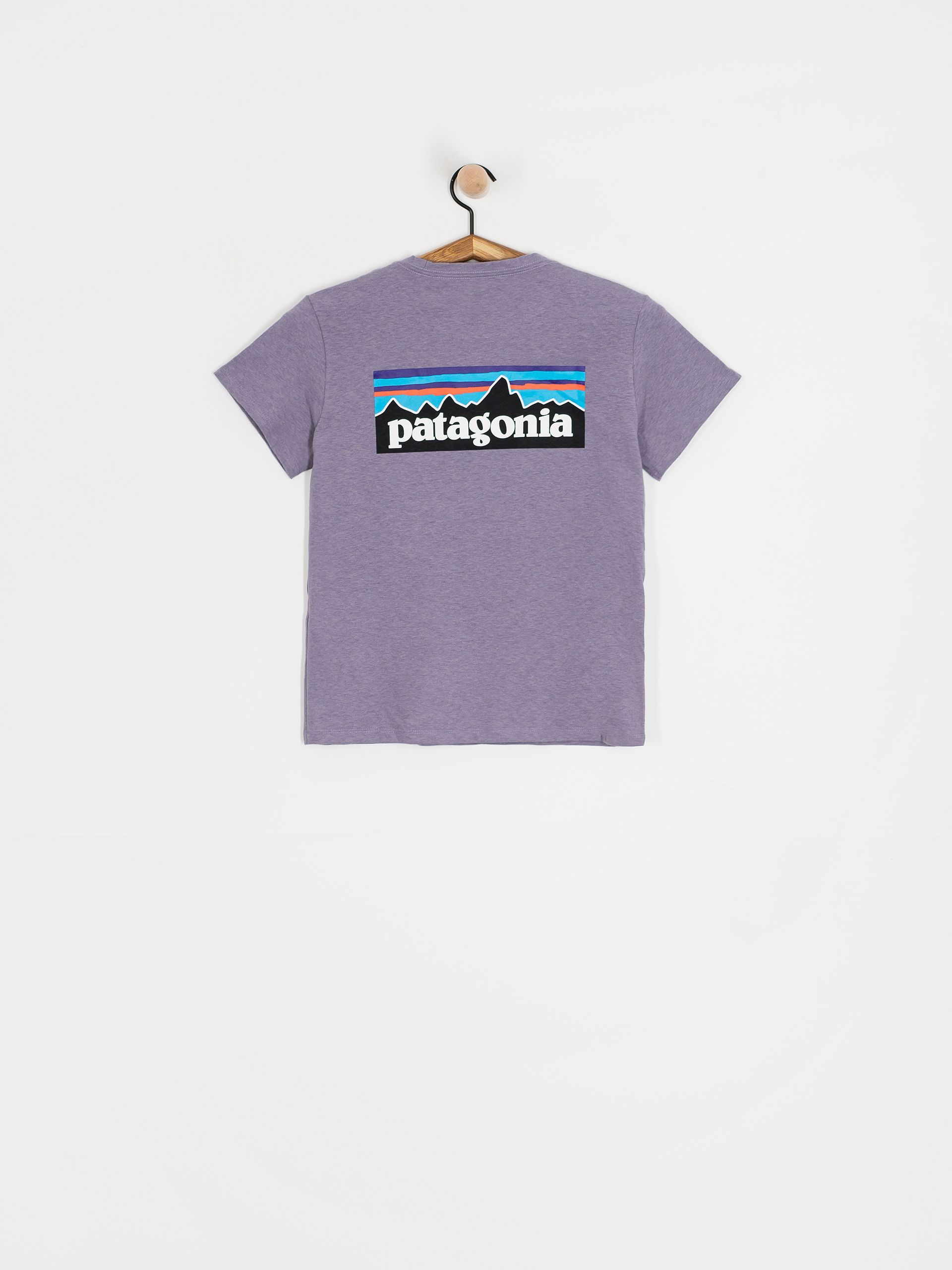 Patagonia P 6 Logo Responsibili T-shirt Wmn (concrete purple)