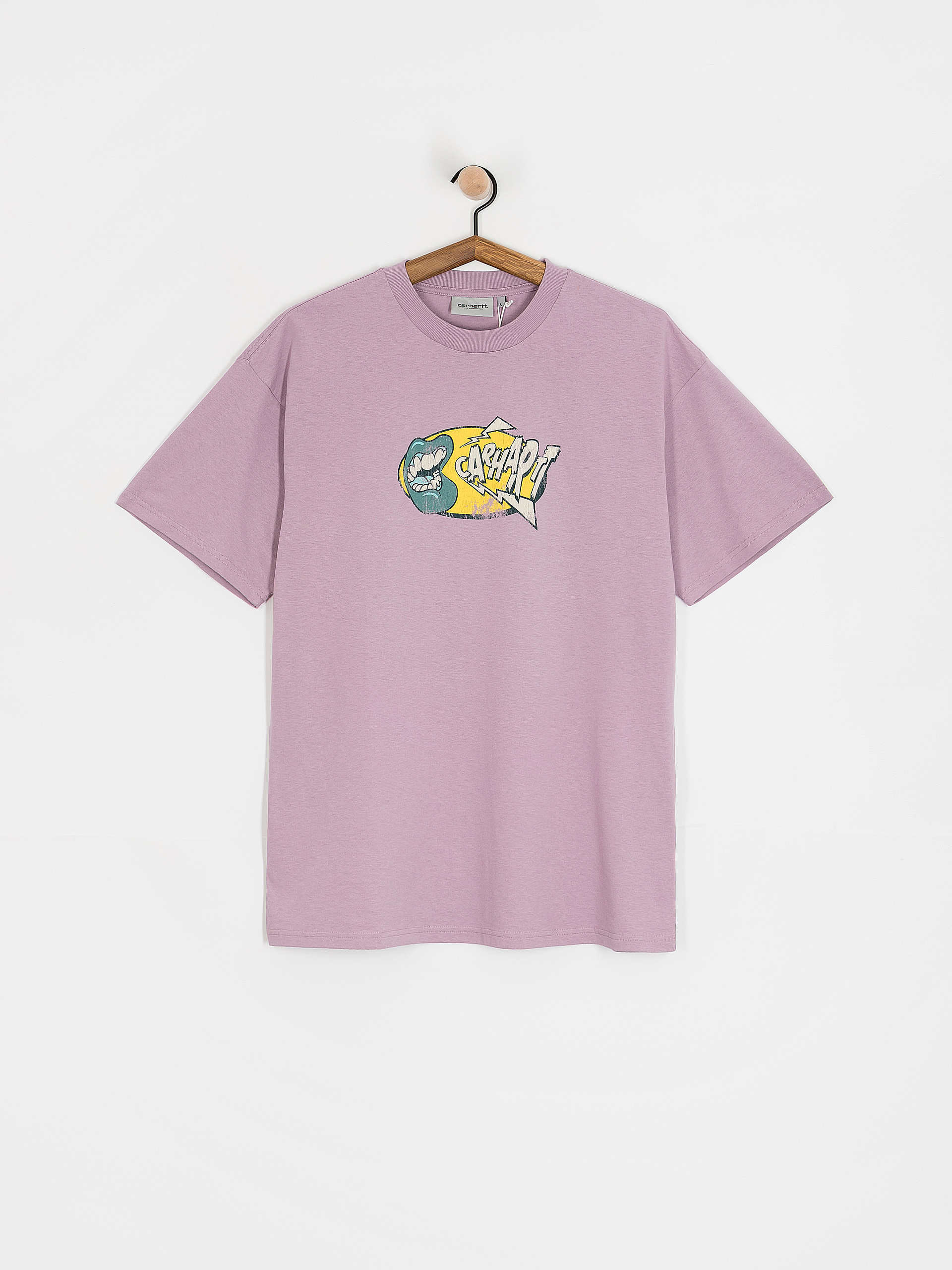 Carhartt WIP Louder T-Shirt (pink fog/heavy enzyme wash)