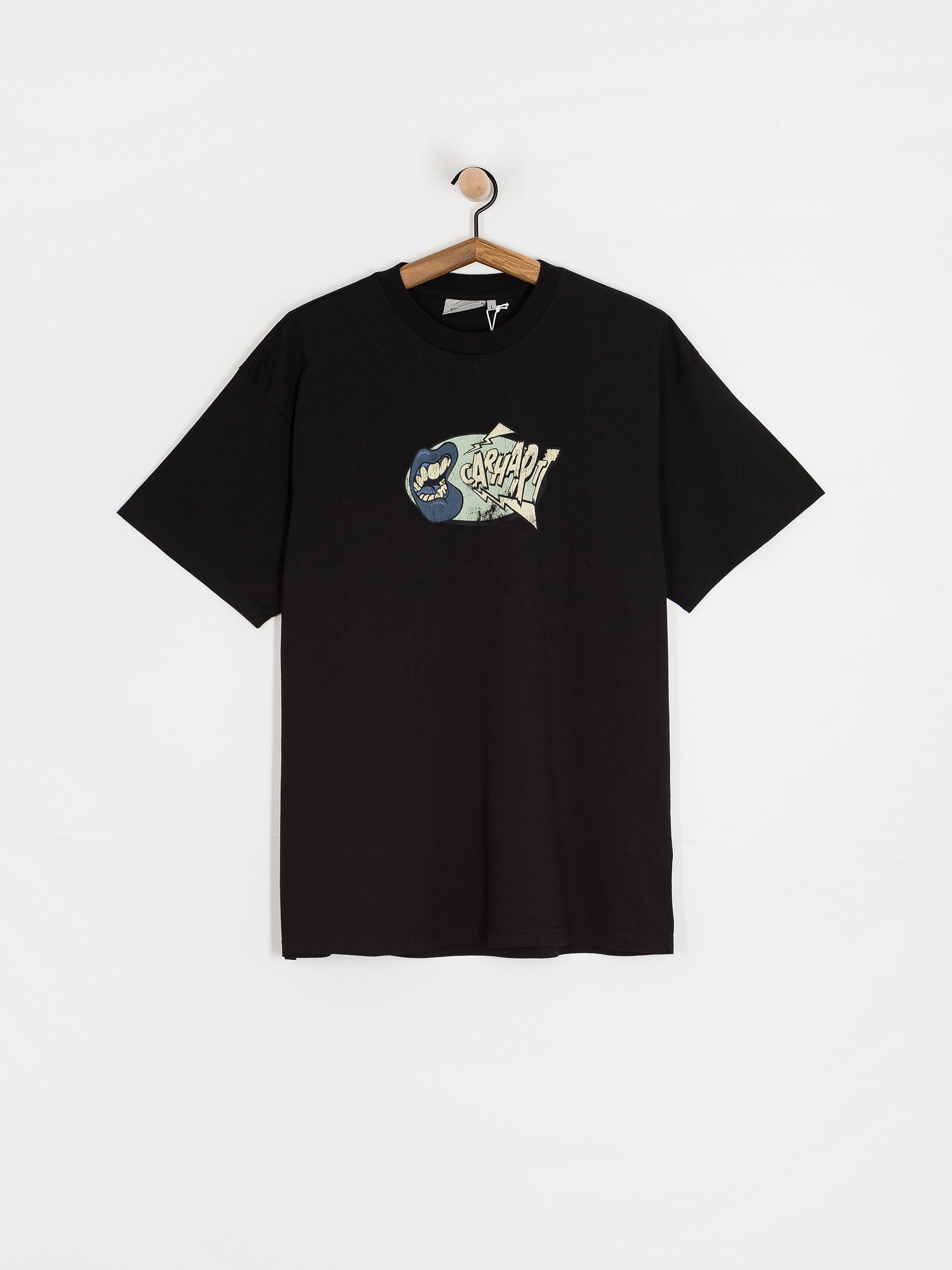 Carhartt WIP Louder T-Shirt (black/heavy enzyme wash)