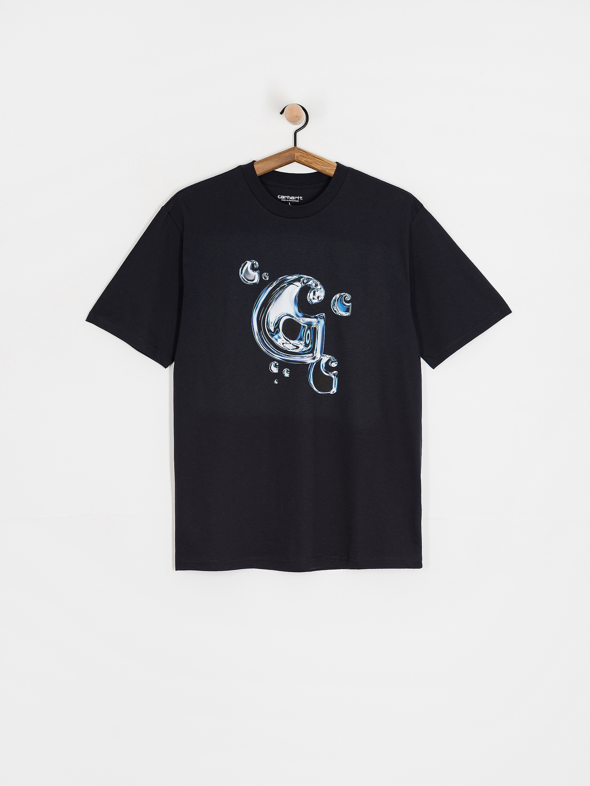 Carhartt WIP Solar Chrome C-Logo T-Shirt (dark navy)