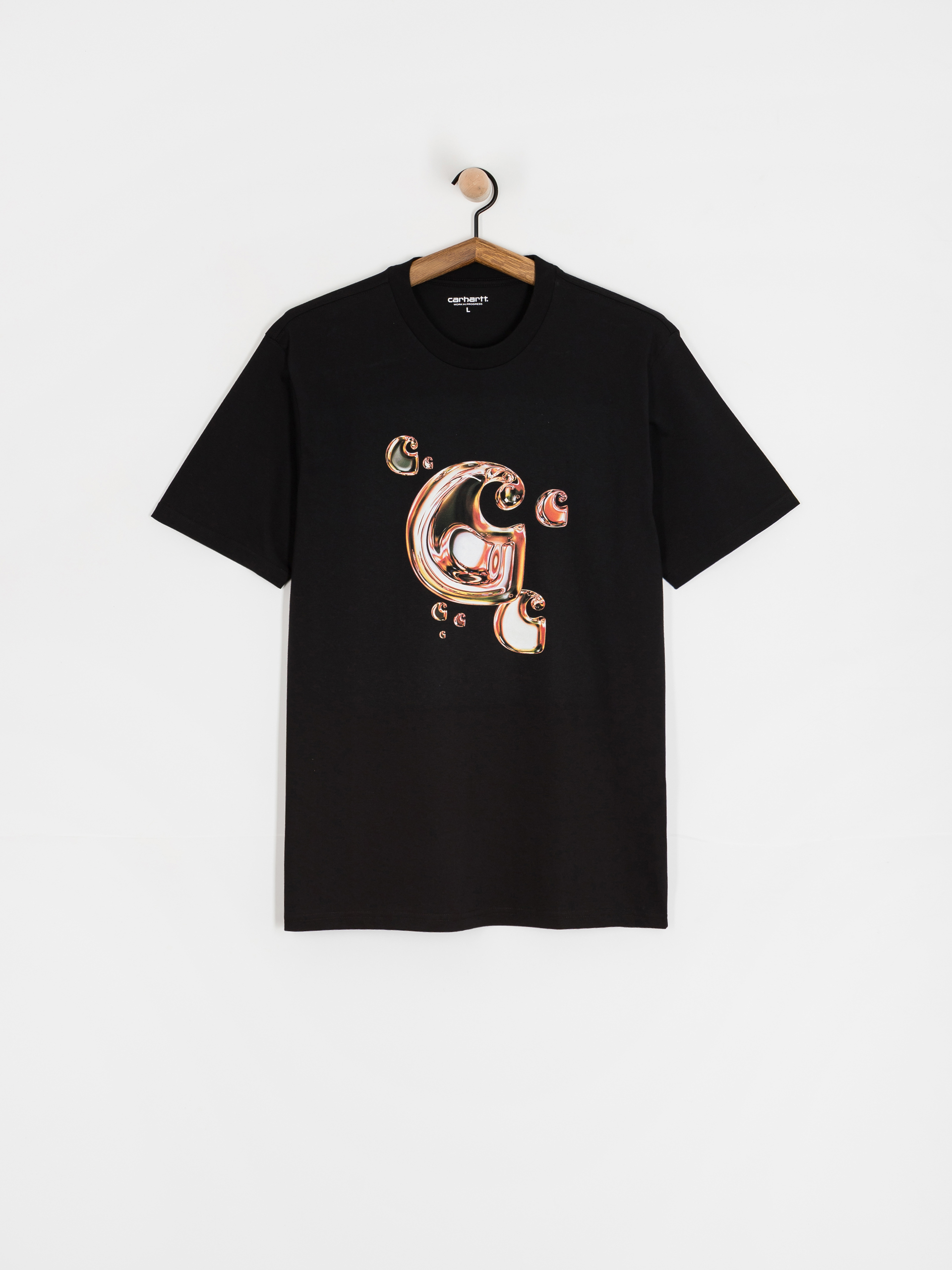 Carhartt WIP Solar Chrome C-Logo T-Shirt (black)