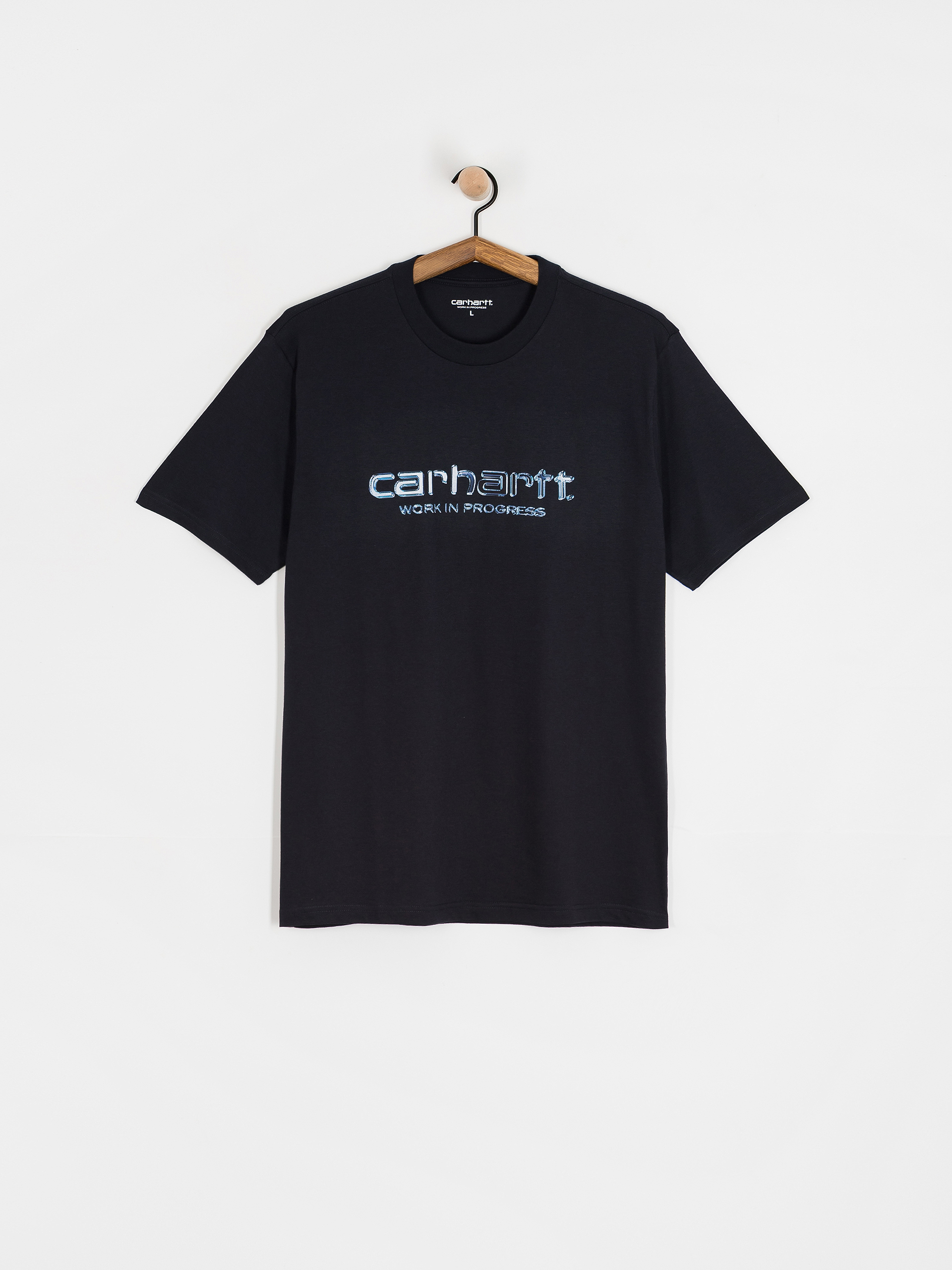 Carhartt WIP Solar Chrome Script T-Shirt (dark navy)