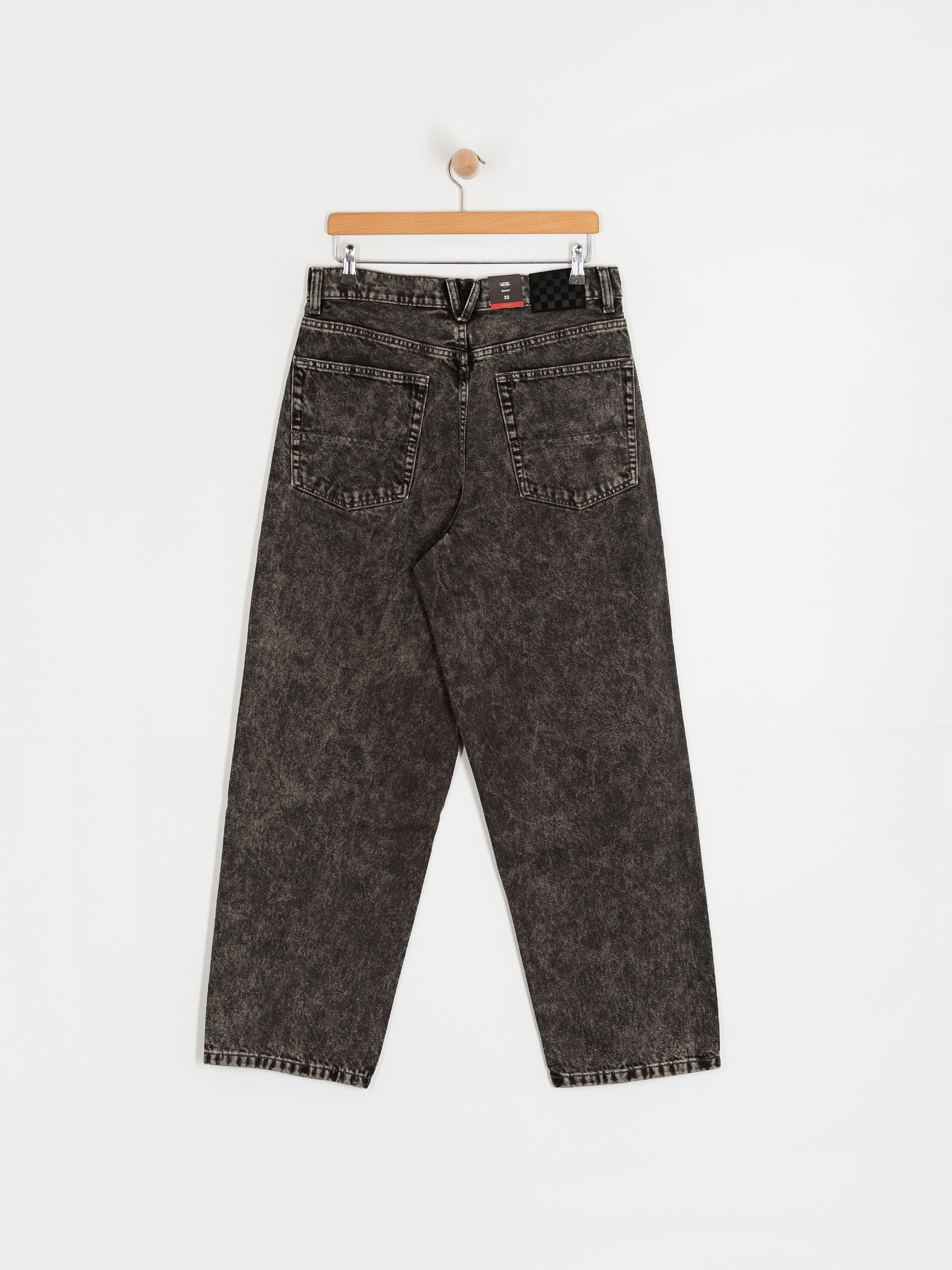 Vans Check 5 Baggy Denim Pants (stonewash black)