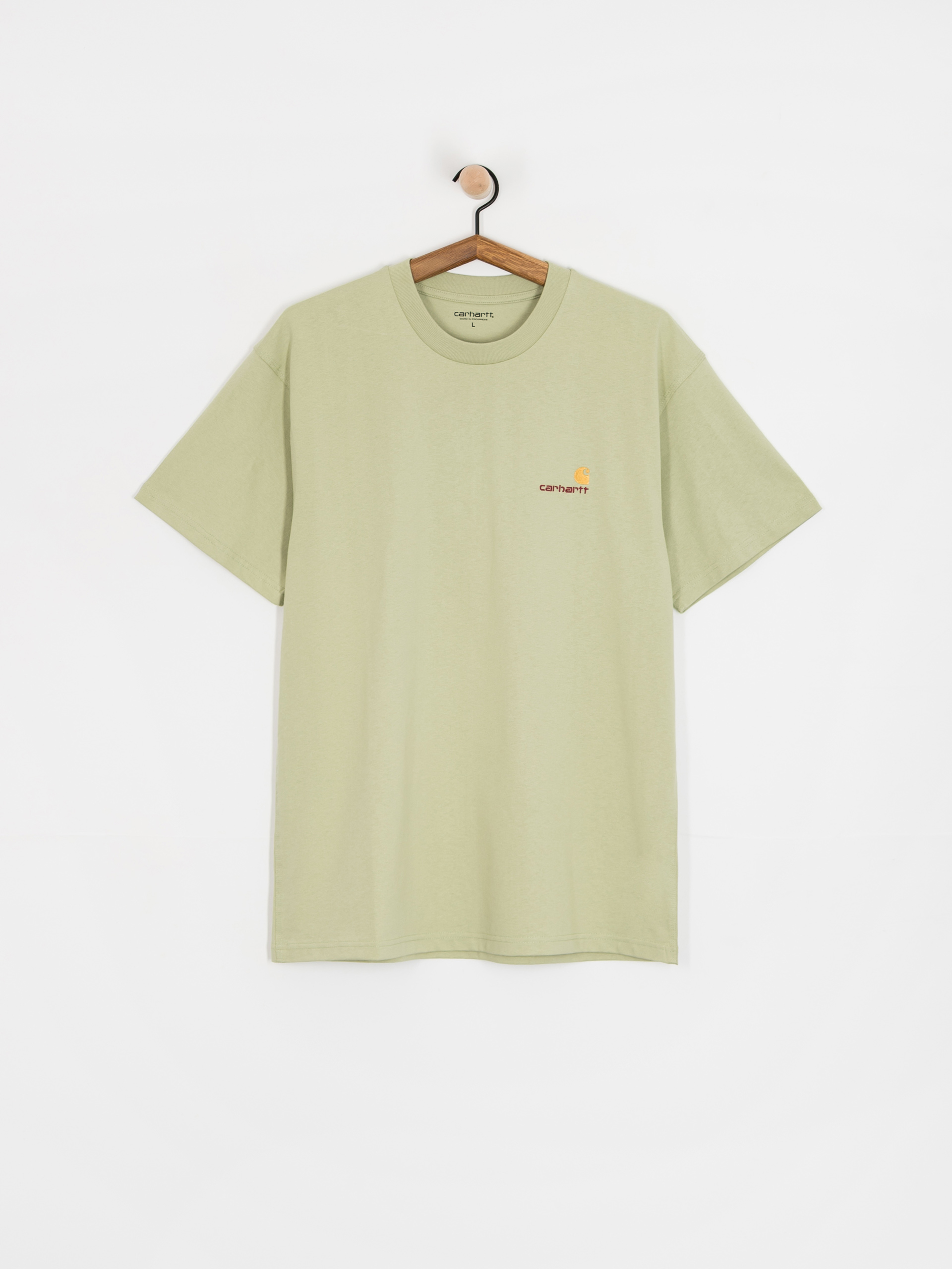 Carhartt WIP American Script T-Shirt (pale olive)