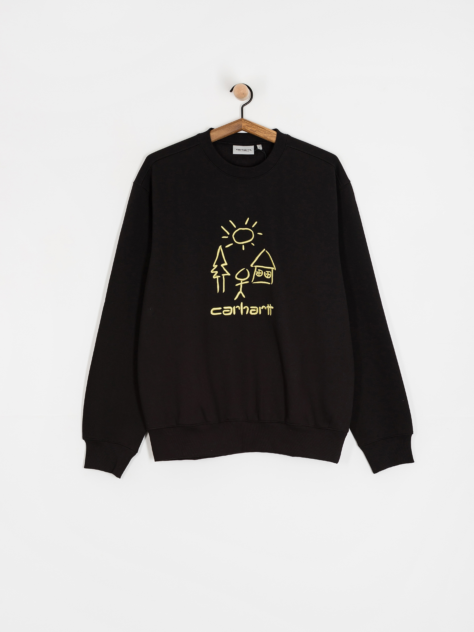 Carhartt WIP Stamp State Sweatshirt - black (black/white)