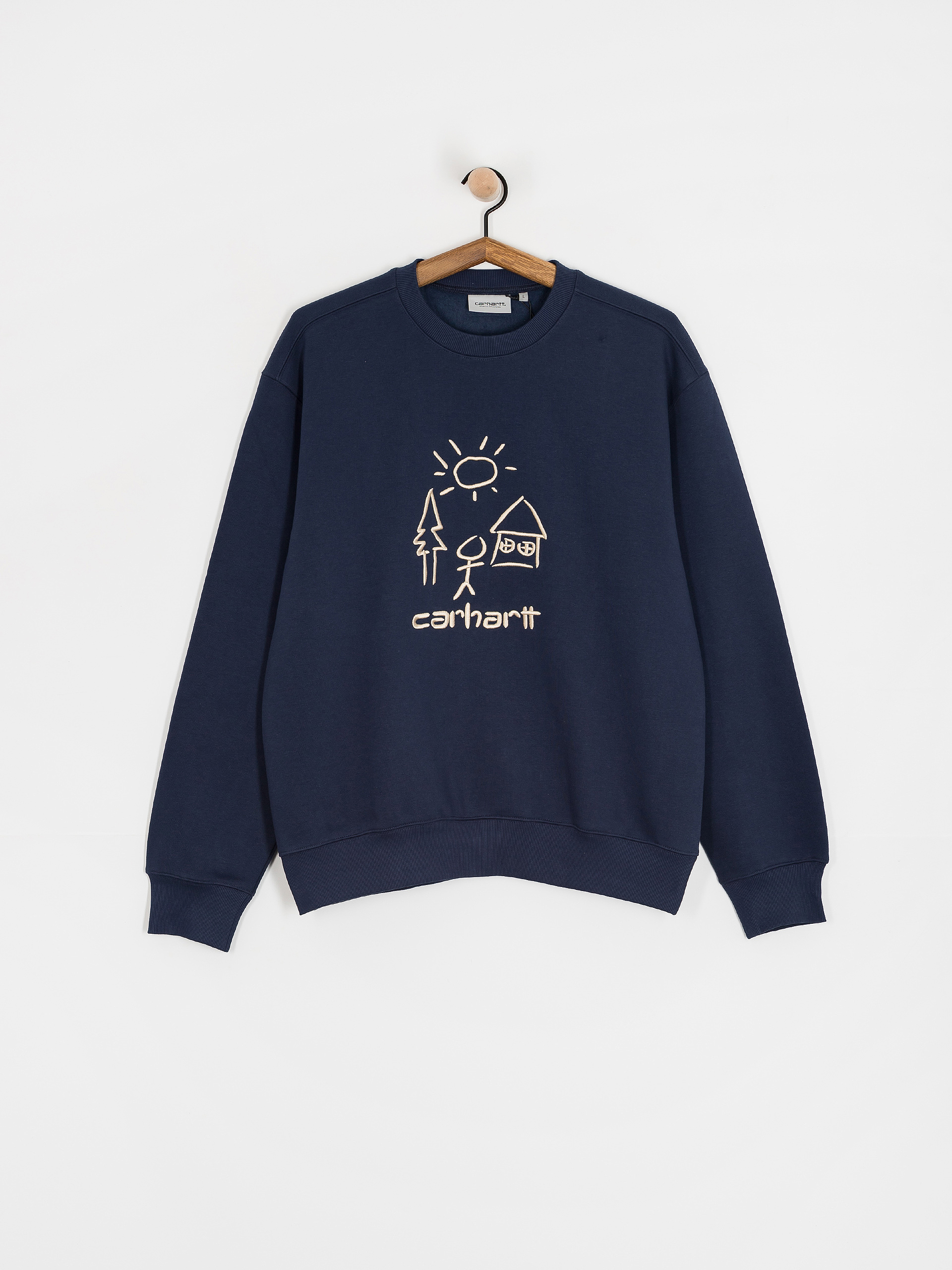 Carhartt WIP Masterpiece Sweatshirt (air force blue/dusty h brown)