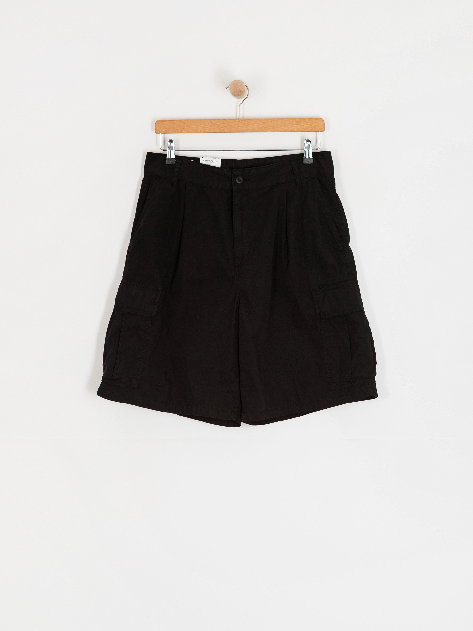 Carhartt WIP Cole Cargo Shorts (black/garment dyed)