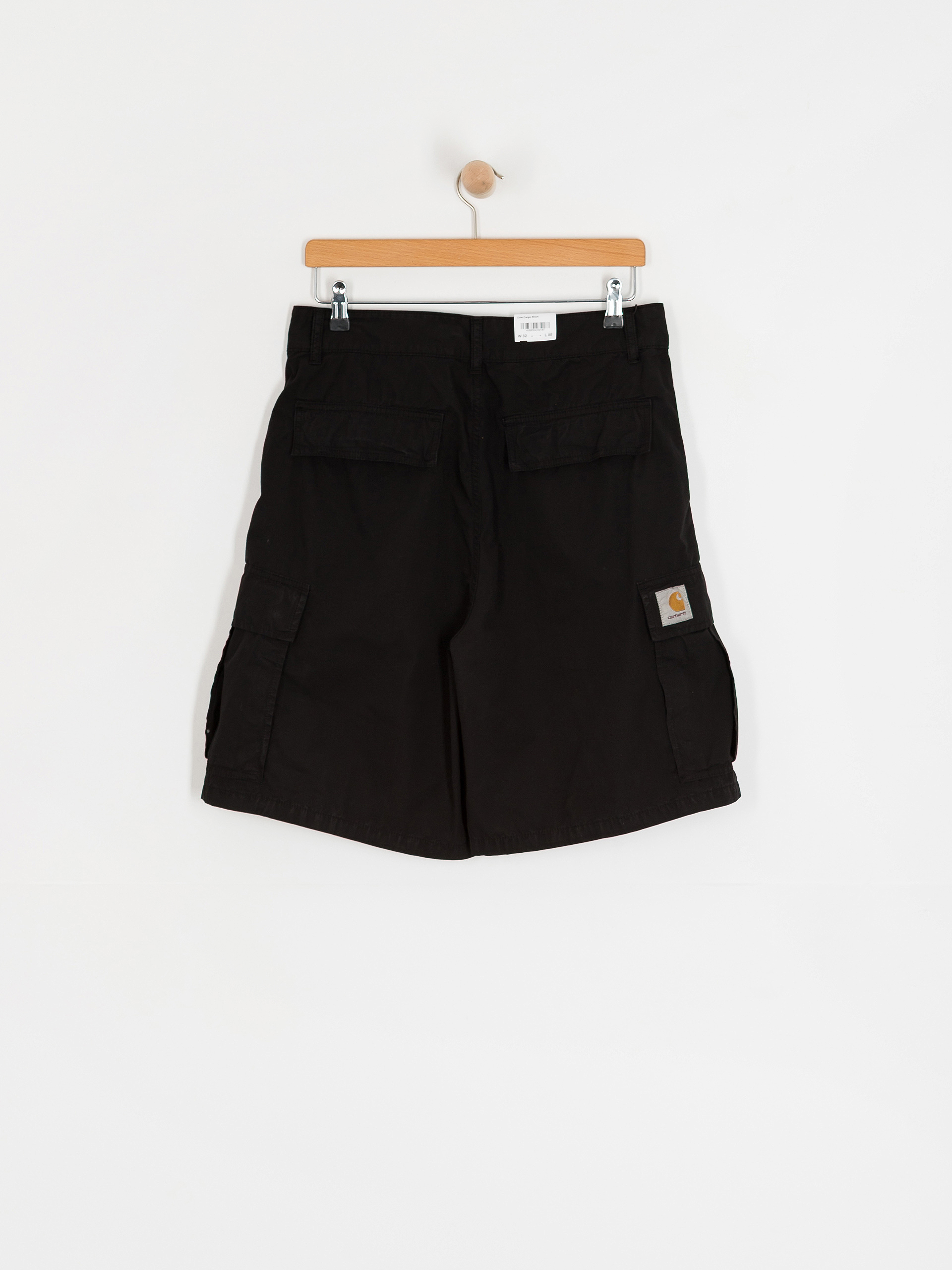 Carhartt WIP Cole Cargo Shorts (black/garment dyed)