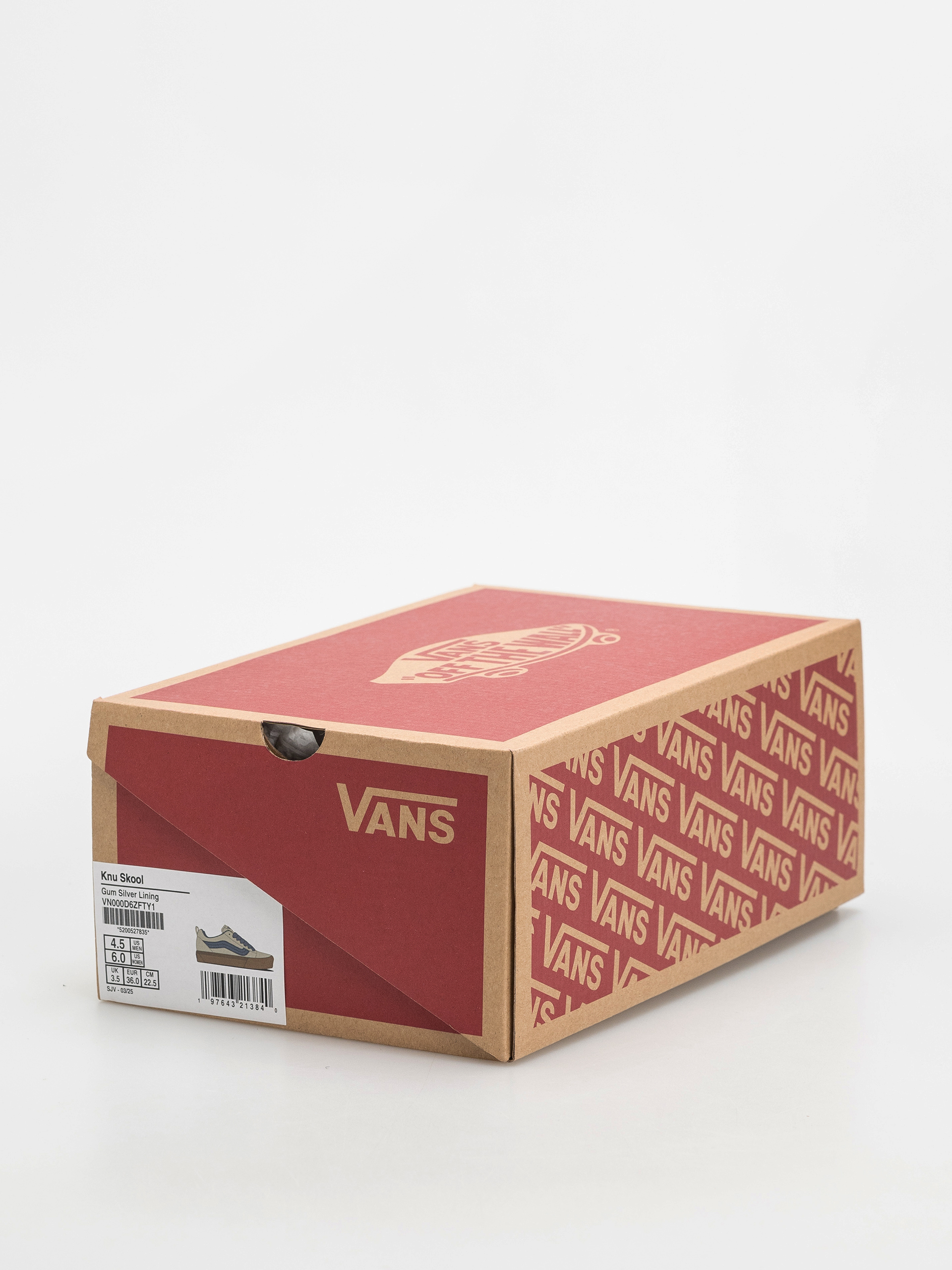 Vans Knu Skool Schuhe (gum silver lining)