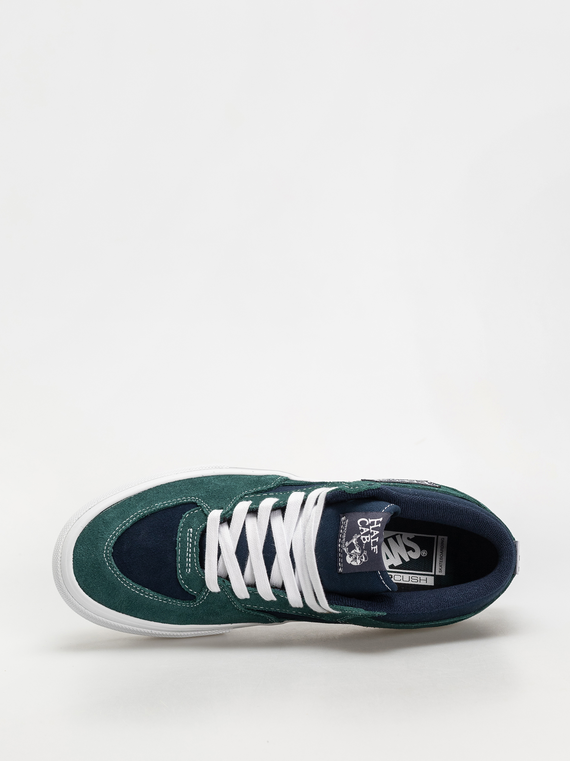 Vans Skate Half Cab Shoes (tartan blue/green)