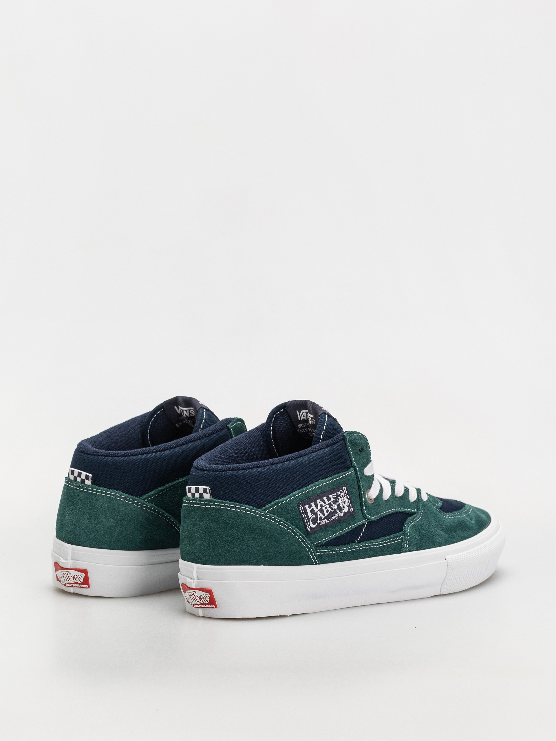 Vans Skate Half Cab Shoes (tartan blue/green)