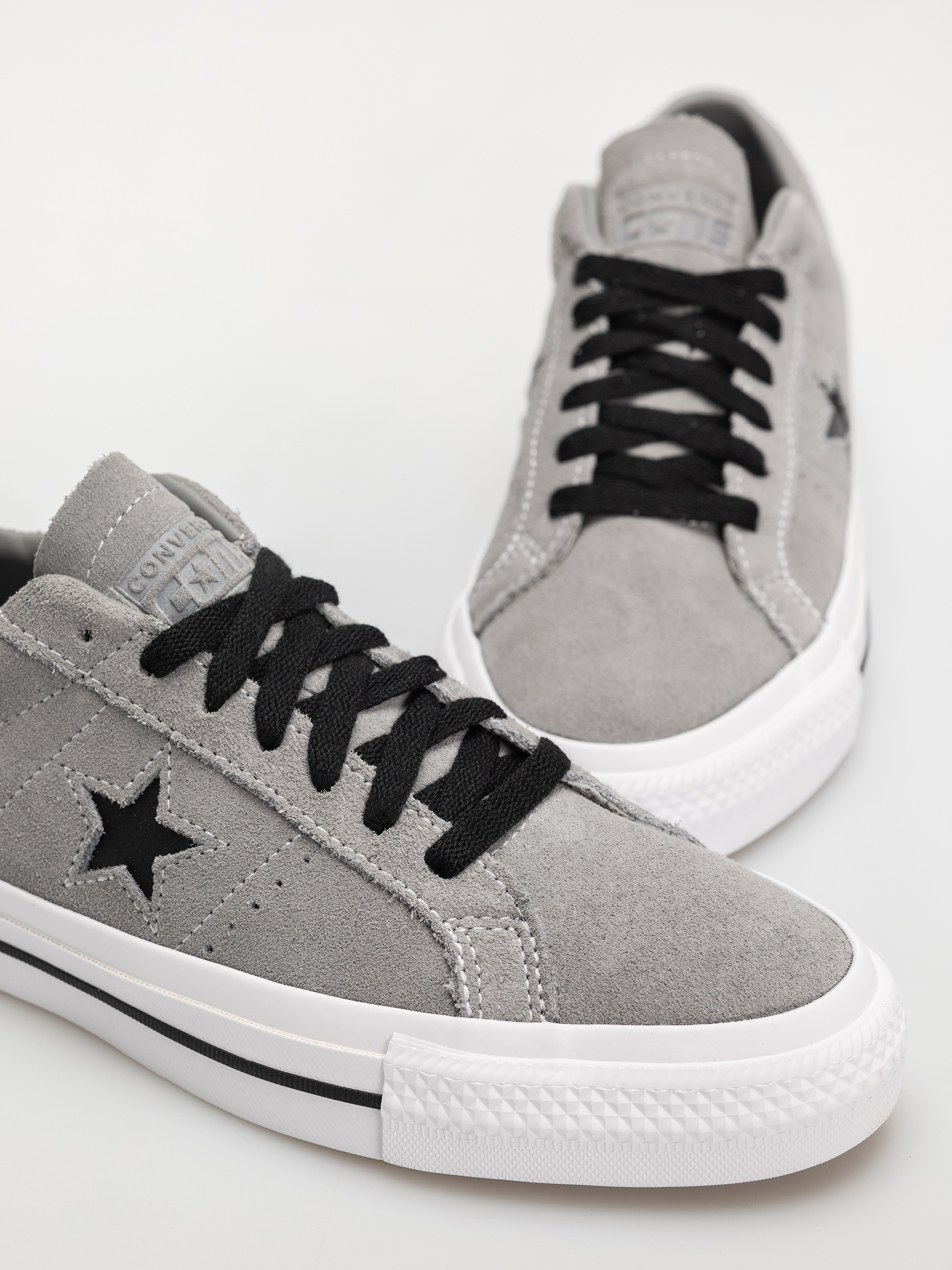 Converse One Star Pro Shoes (classic grey/black/white)