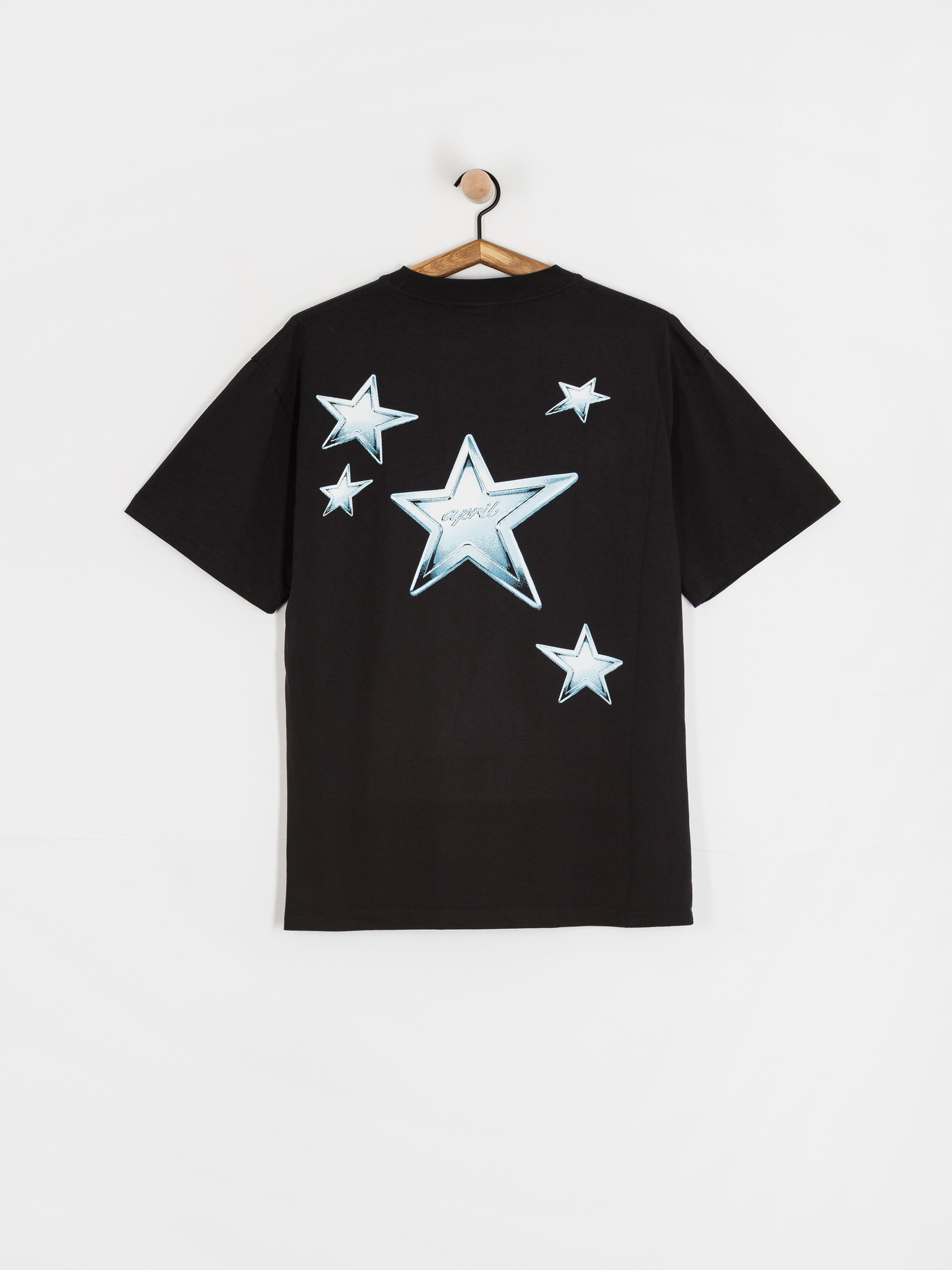 April Skateboards Stars T-Shirt (black)