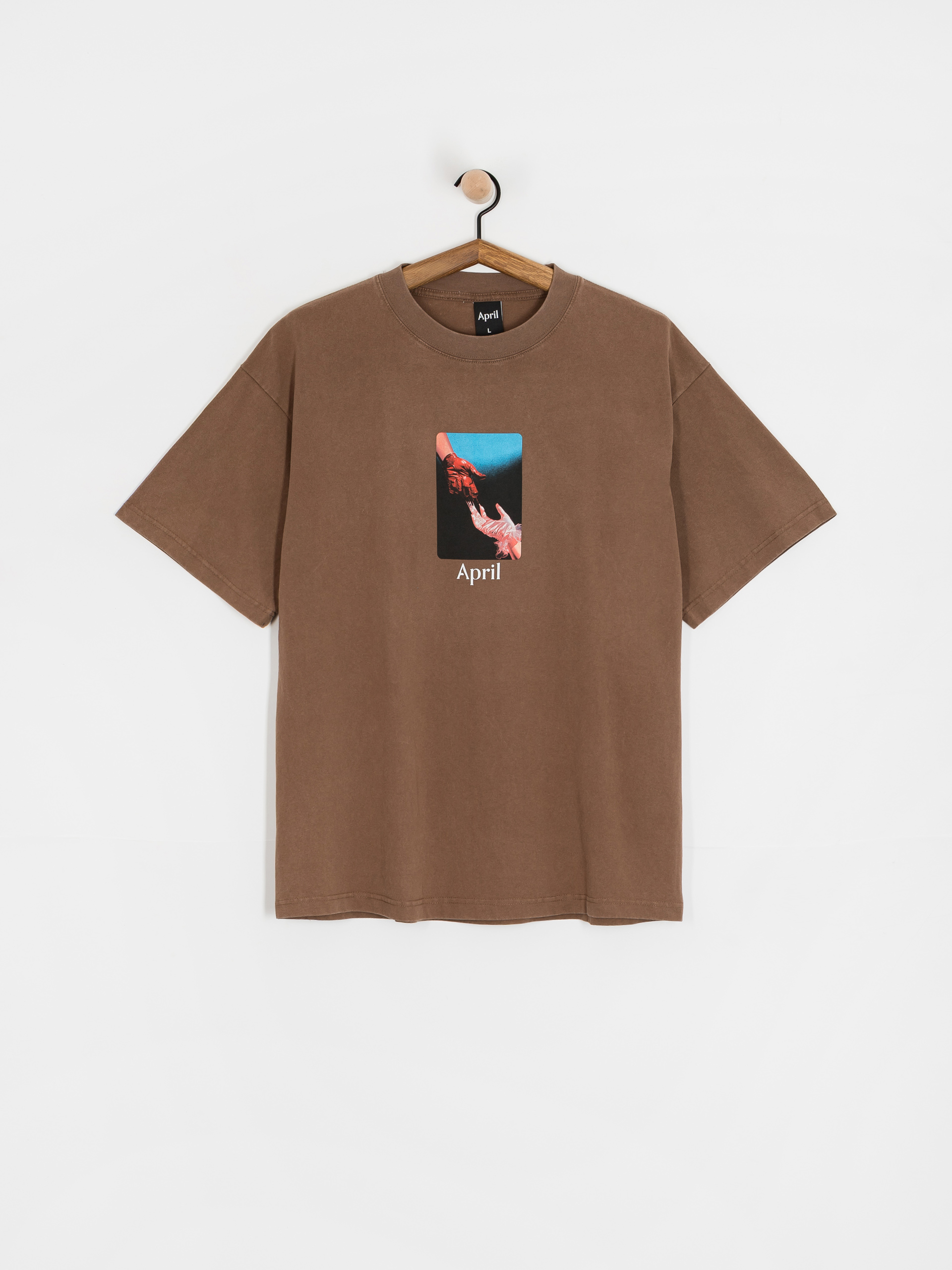April Skateboards Material T-Shirt (washed brown)