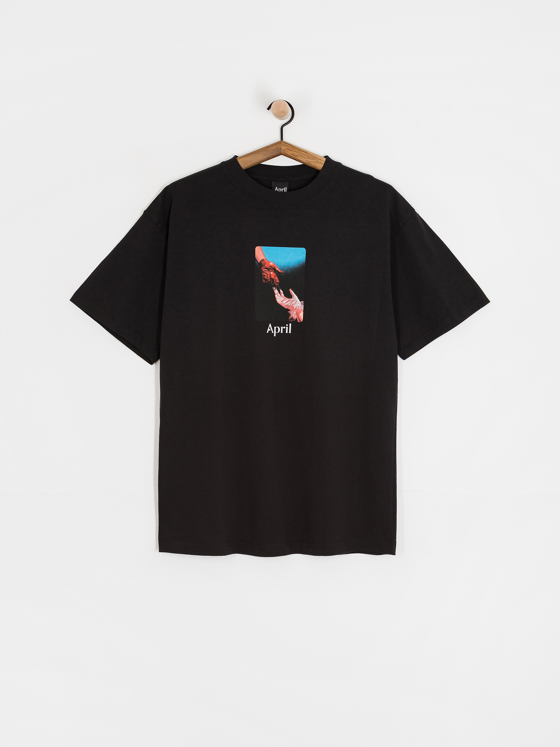 April Skateboards Material T-Shirt (black)