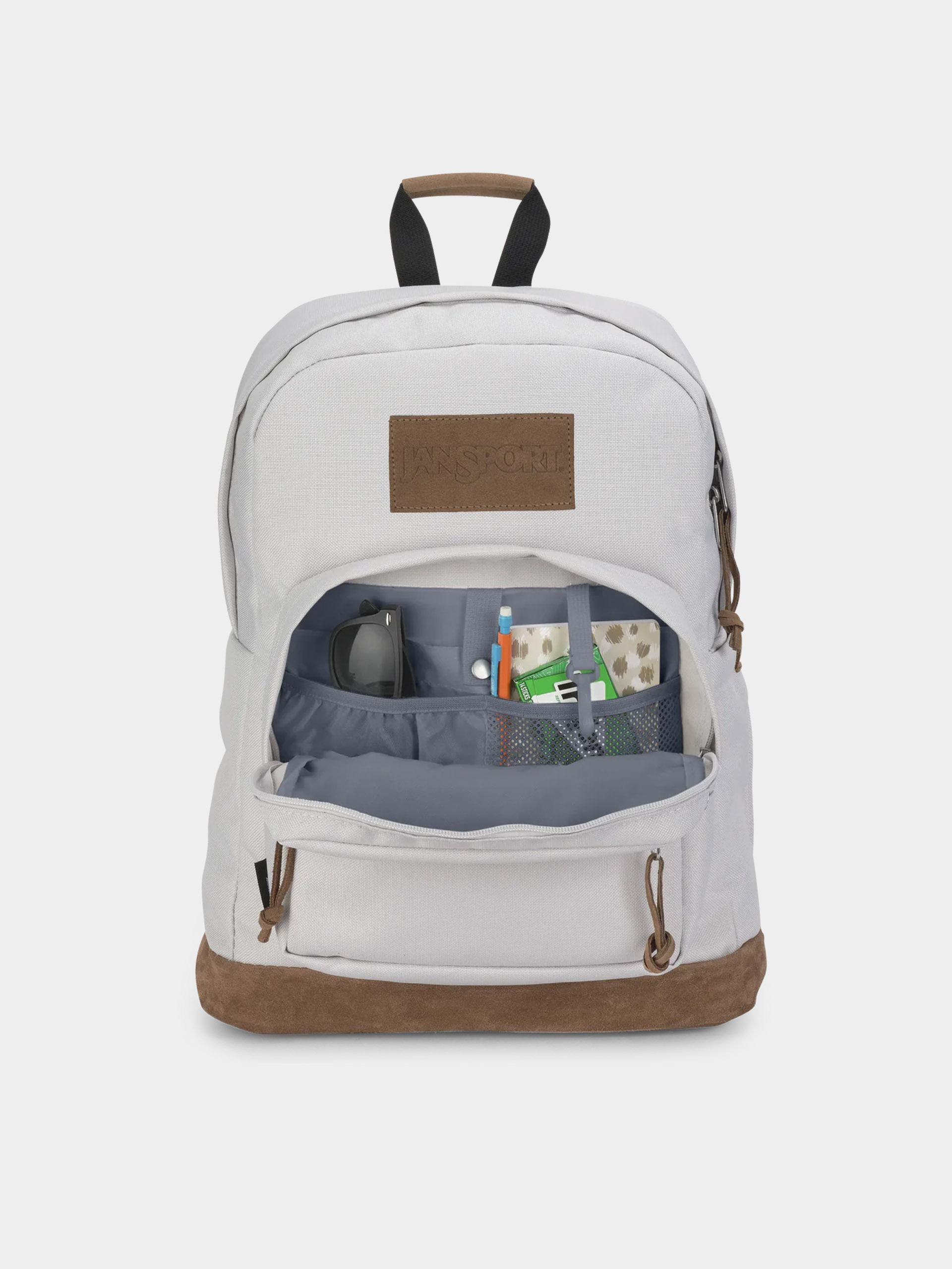 JanSport Backpack Right Pack Premium - grey (oyster mushroom)