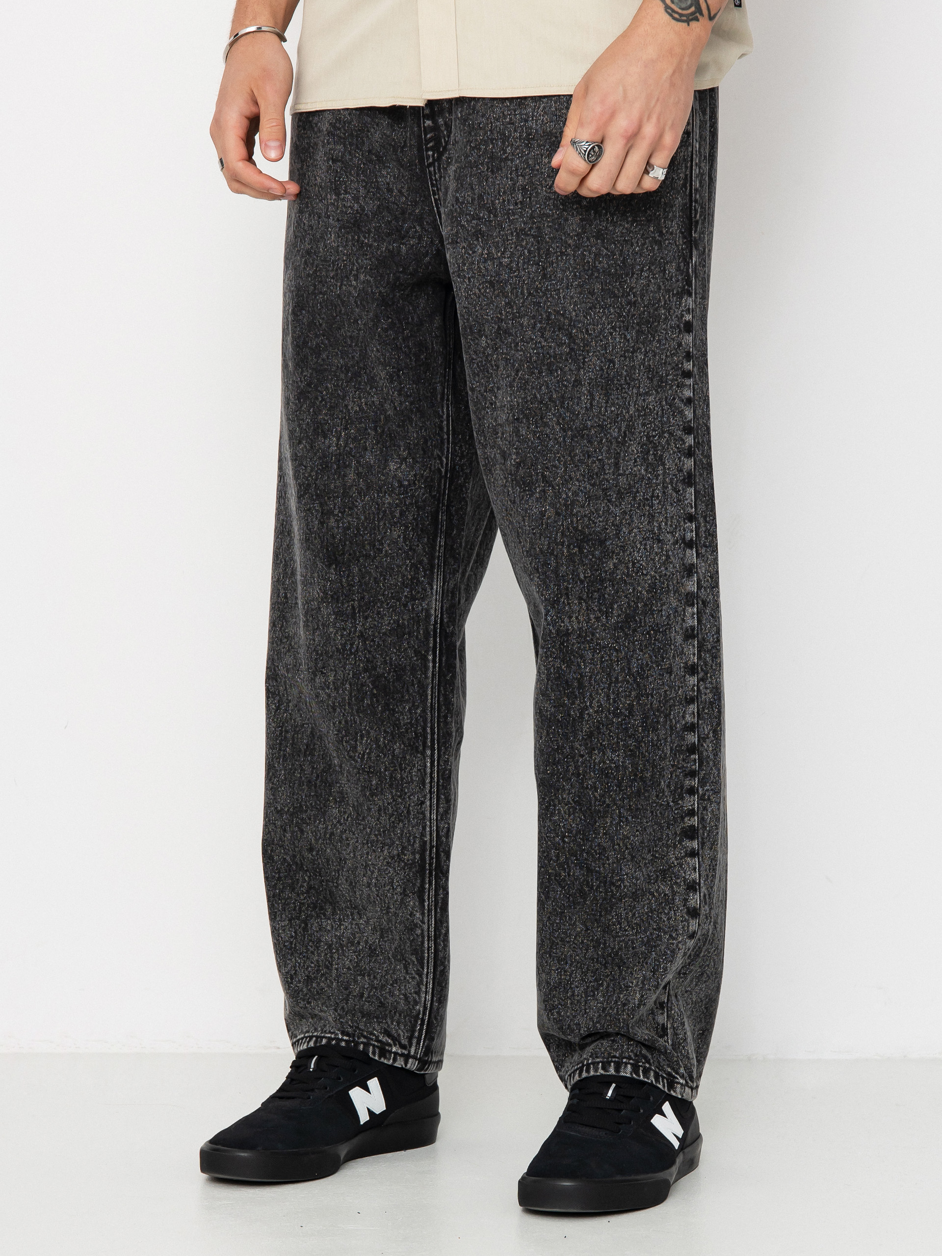 Volcom Pants Freazy Loose Ew - black (light acid black)