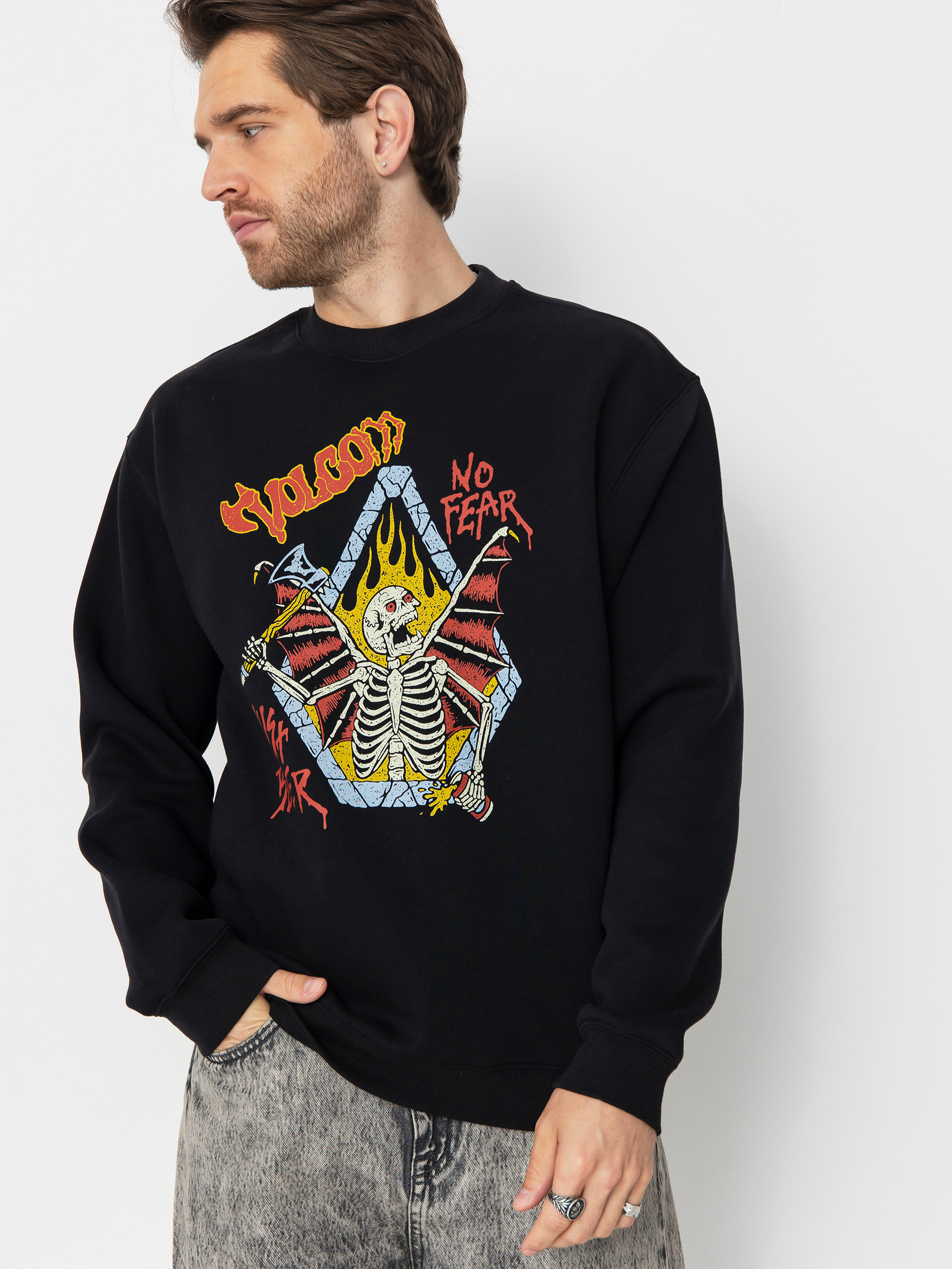 Volcom Noder Crew Sweatshirt (black)