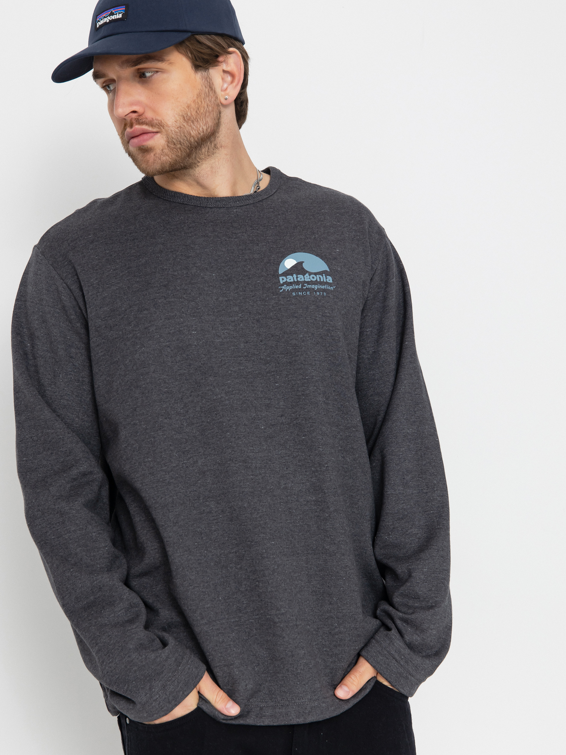 Patagonia Lightweight Applied Imagination Wildrise Sweatshirt (ink black)