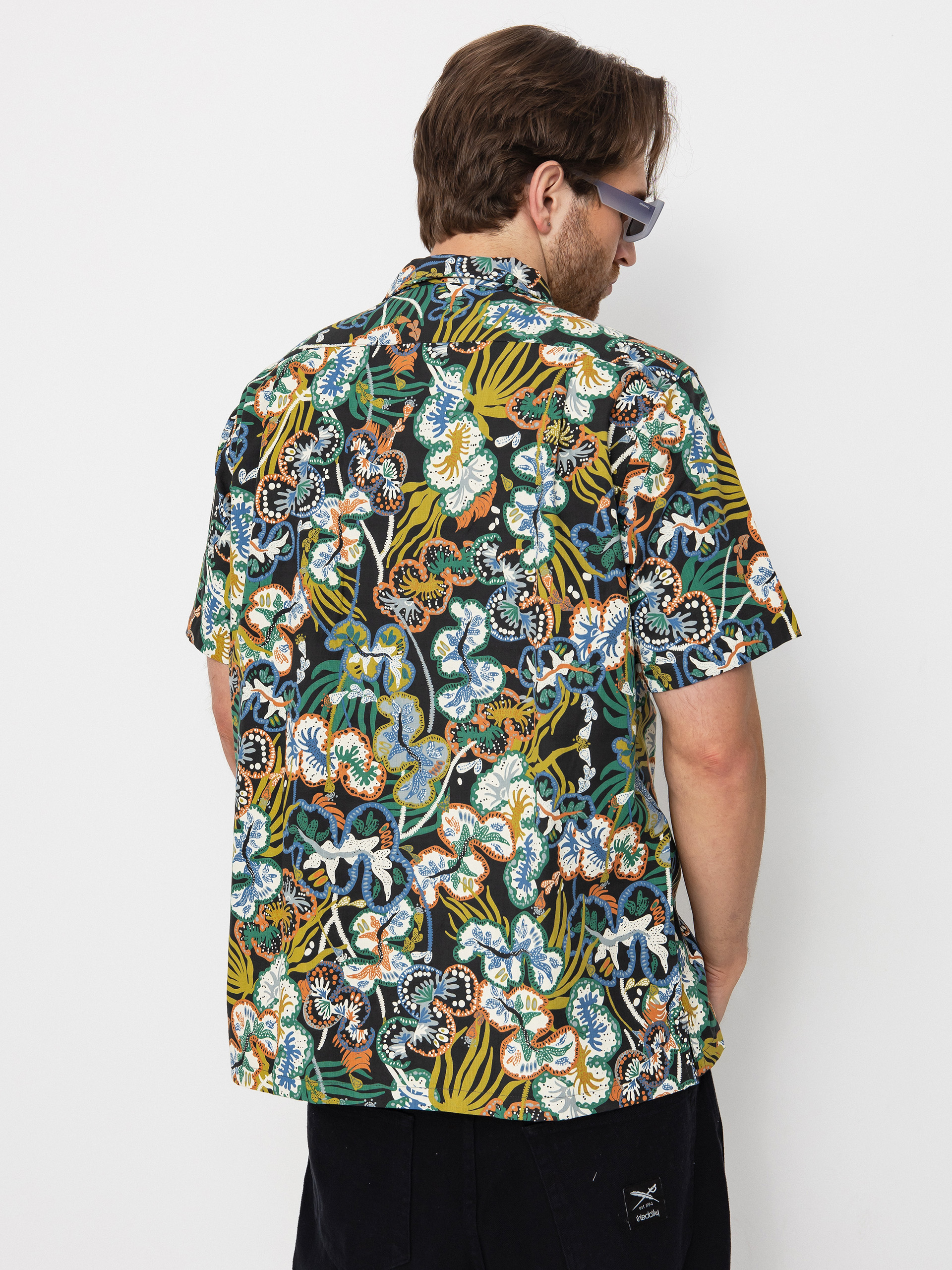 Patagonia Tidal Threads Camp Shirt (undersea/ink black)