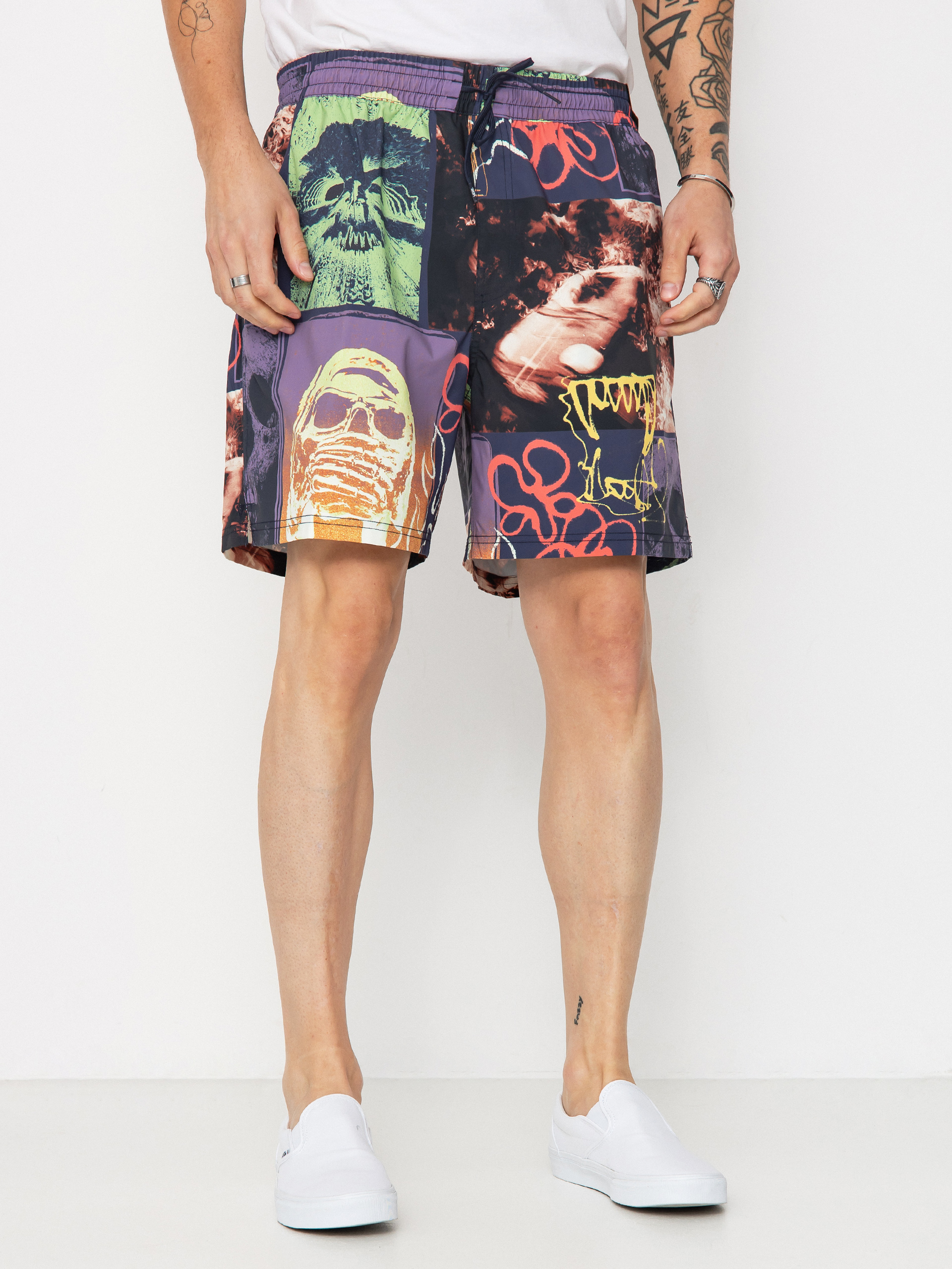 Vans Shorts Primary Crazy Print Loose Elastic (parisian night)