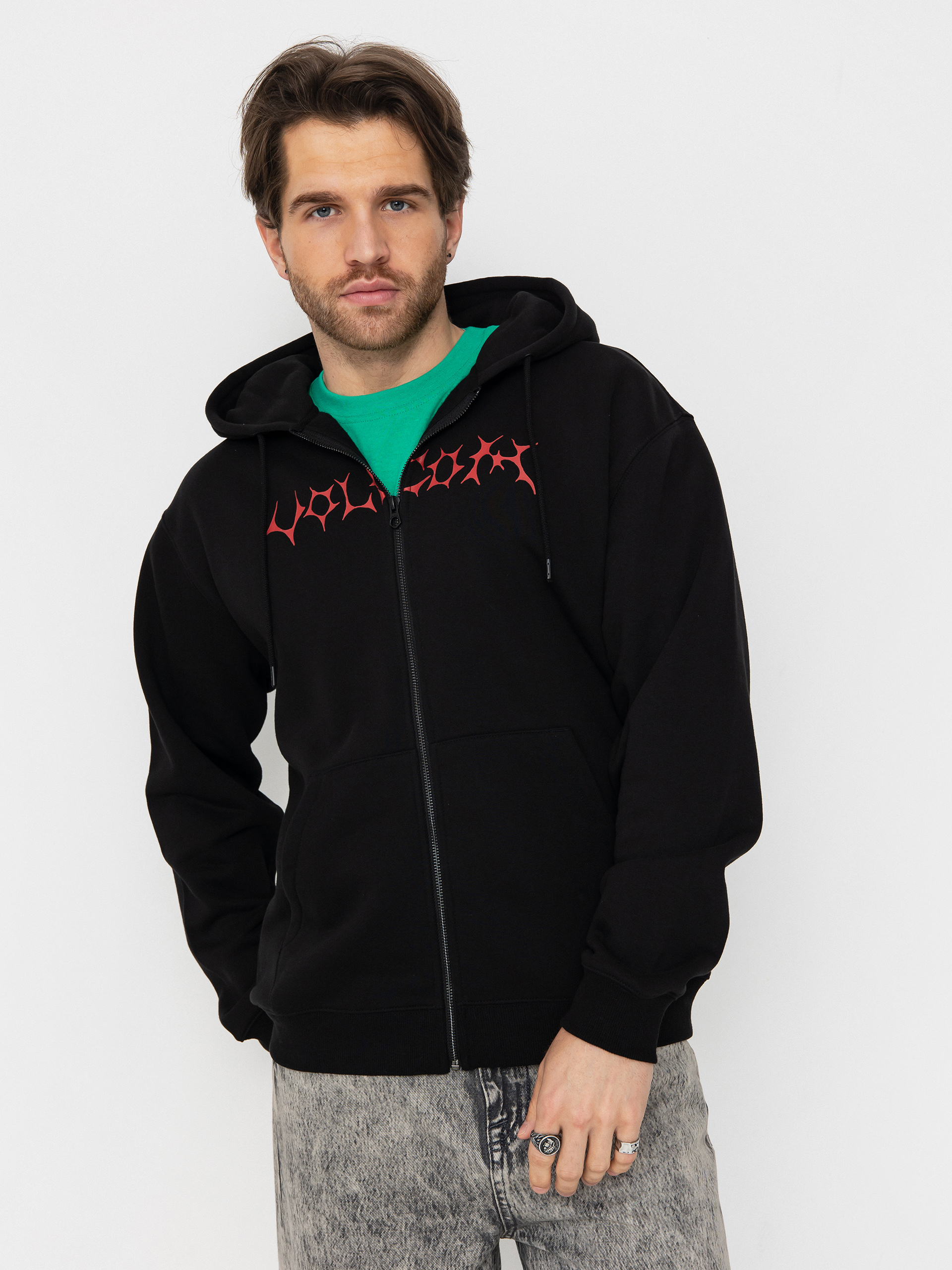 Volcom Single Stone Zip Sweatshirt - black (black)