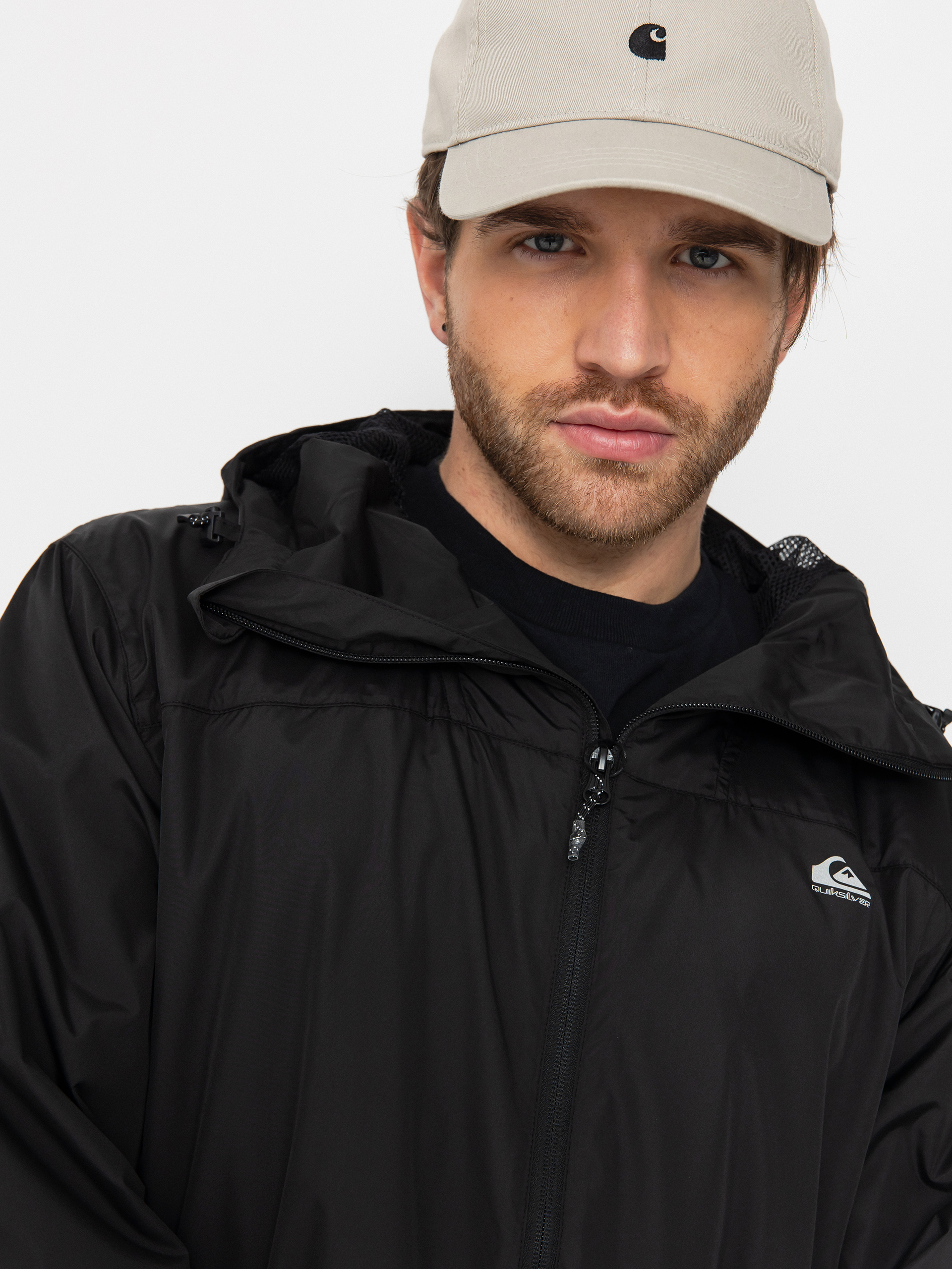 Quiksilver Overcast Windbreaker Jacket (black)