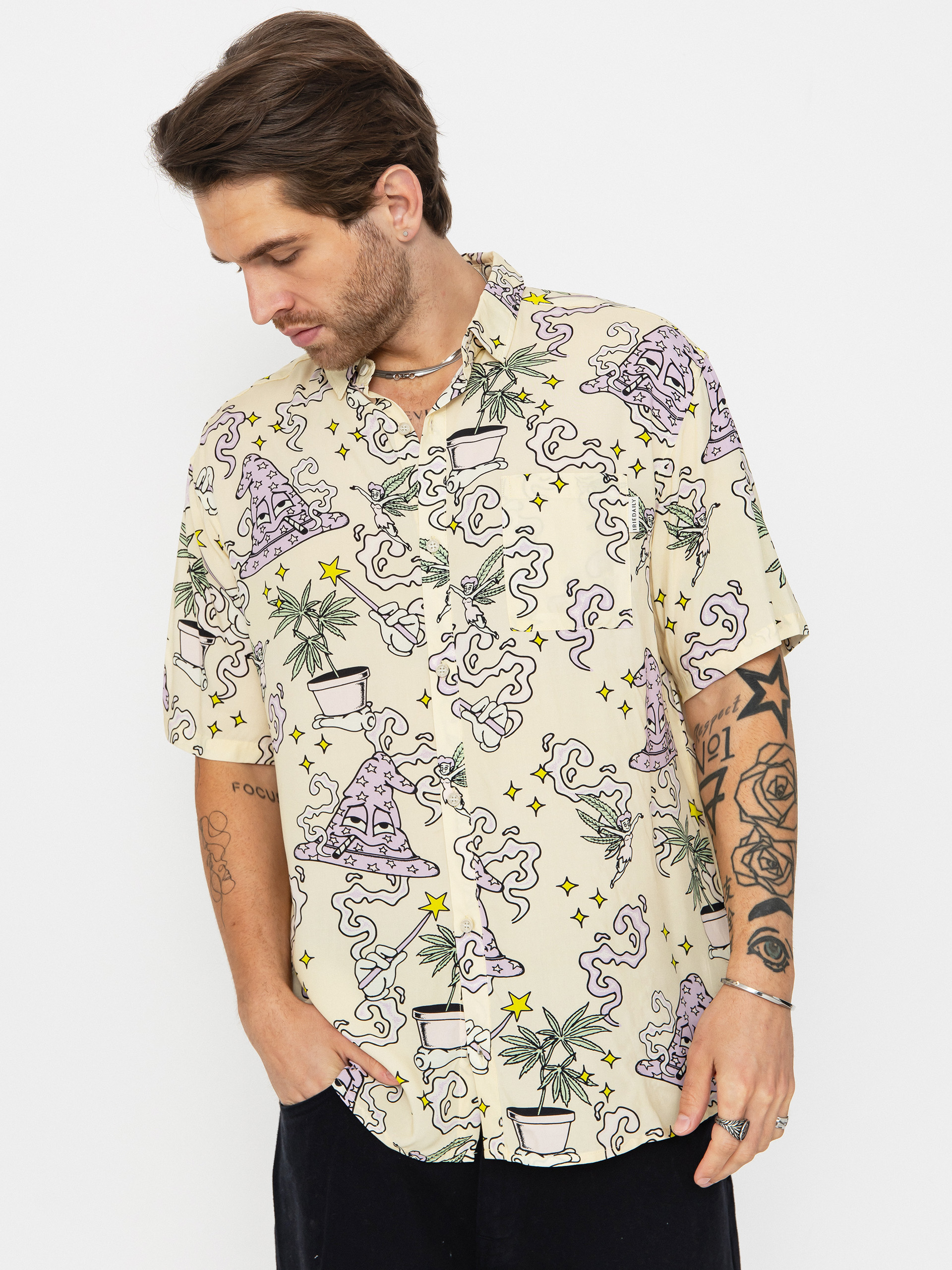 Iriedaily Resort Hemd (p. haze)